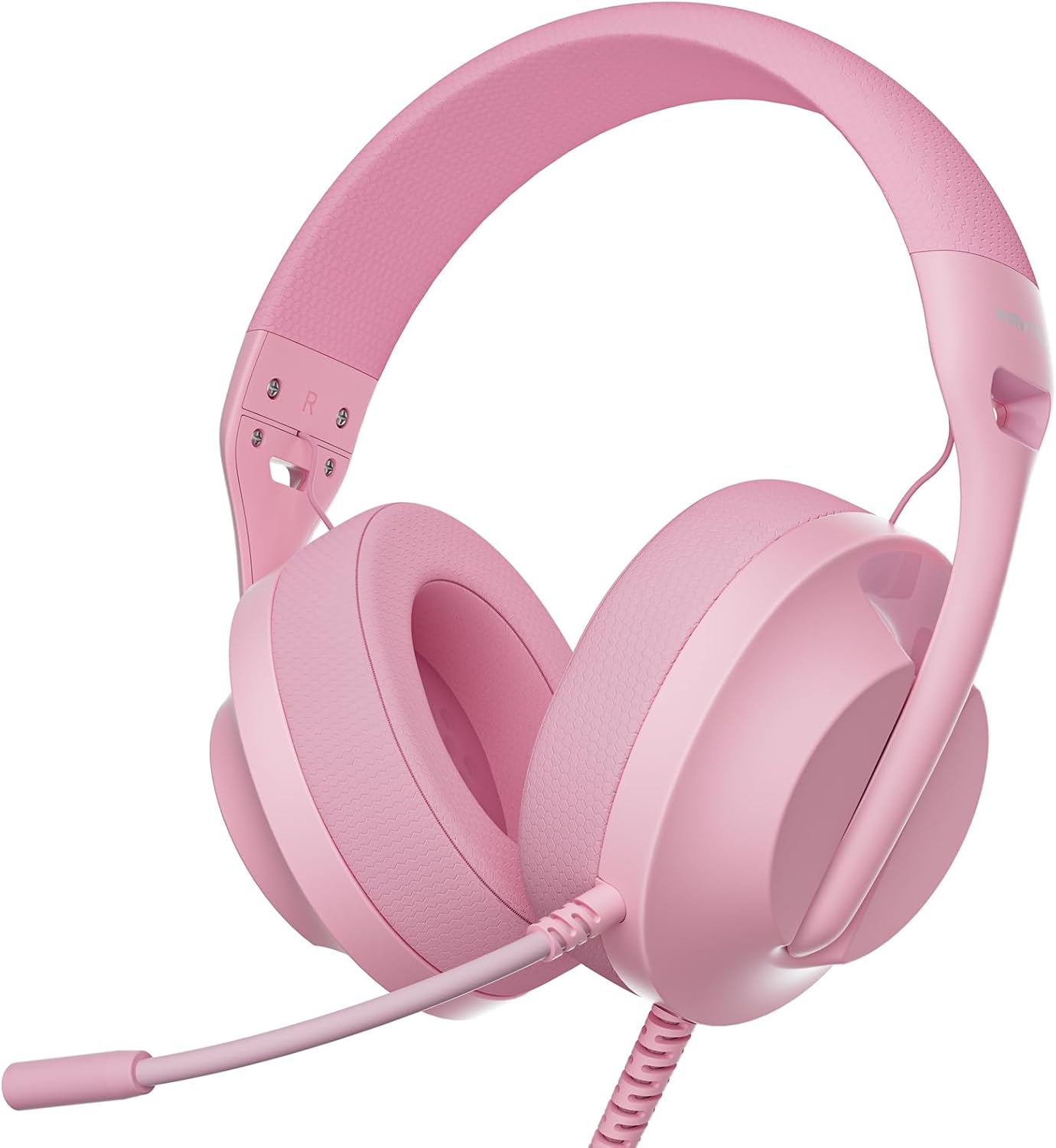 HEADSET PARA GAMING WIRWTRU WIRED ROSA PARA PS5, XBOX, PC Y PS4 - 1