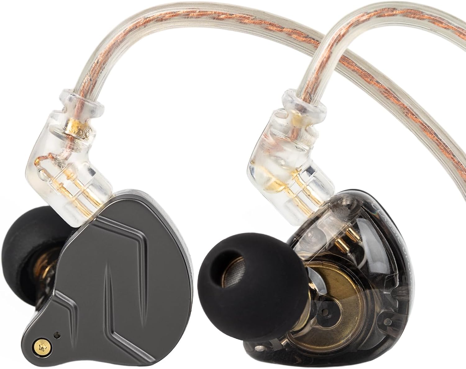 AUDÍFONOS IN-EAR YINYOO KZ ZSN PRO USB C CON MICRÓFONO GRIS - 1