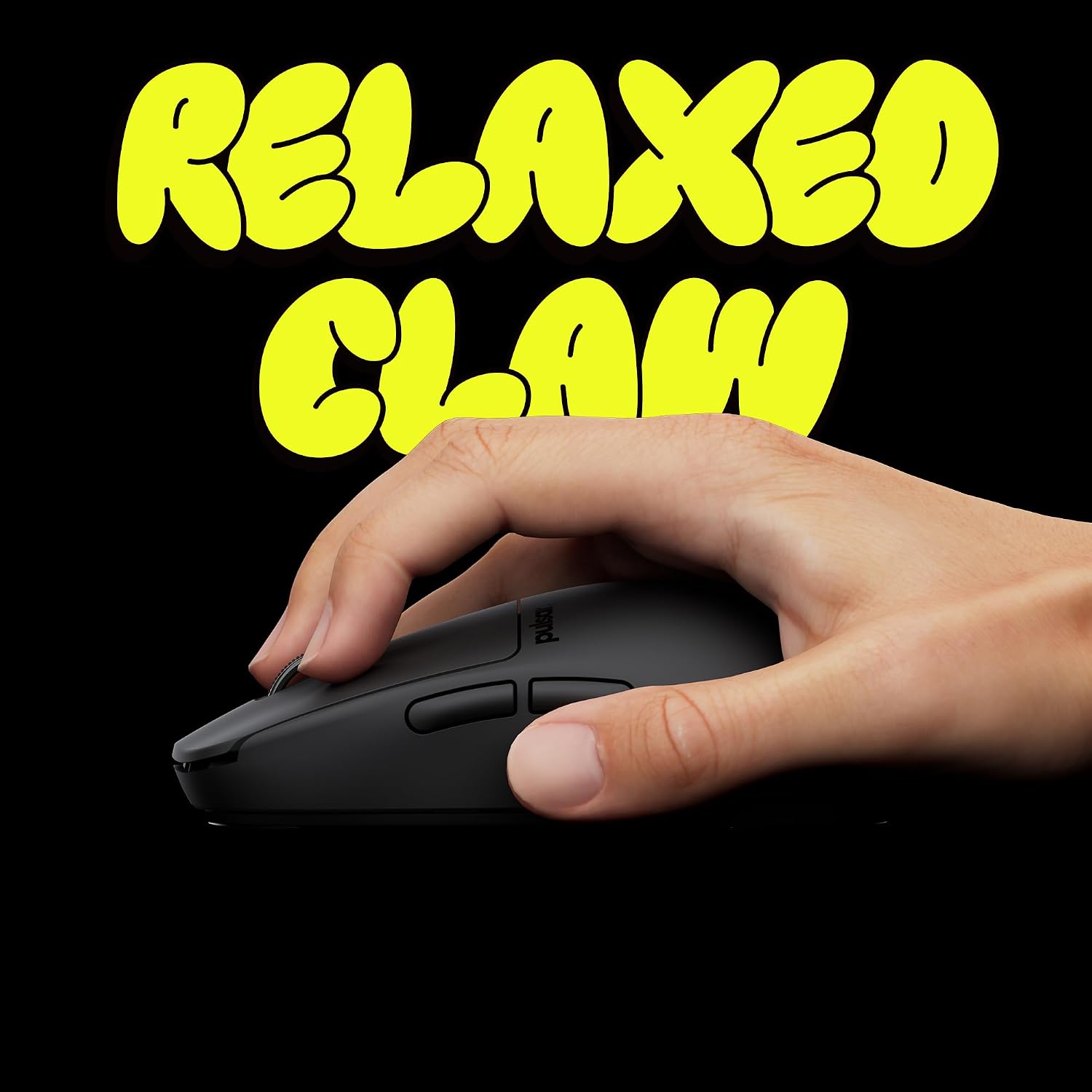 MOUSE GAMER PULSAR GAMING GEARS X2H CRAZYLIGHT INALÁMBRICO MEDIANO NEGRO JET - 5