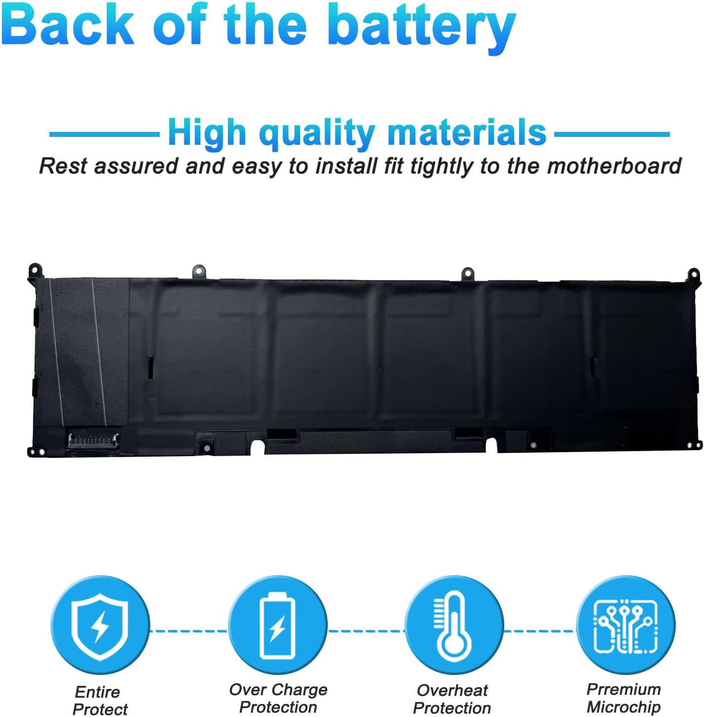 BATERÍA PARA LAPTOP BOWEIRUI 69KF2 86WH PARA DELL XPS 15 9500 9510 9520 - 4