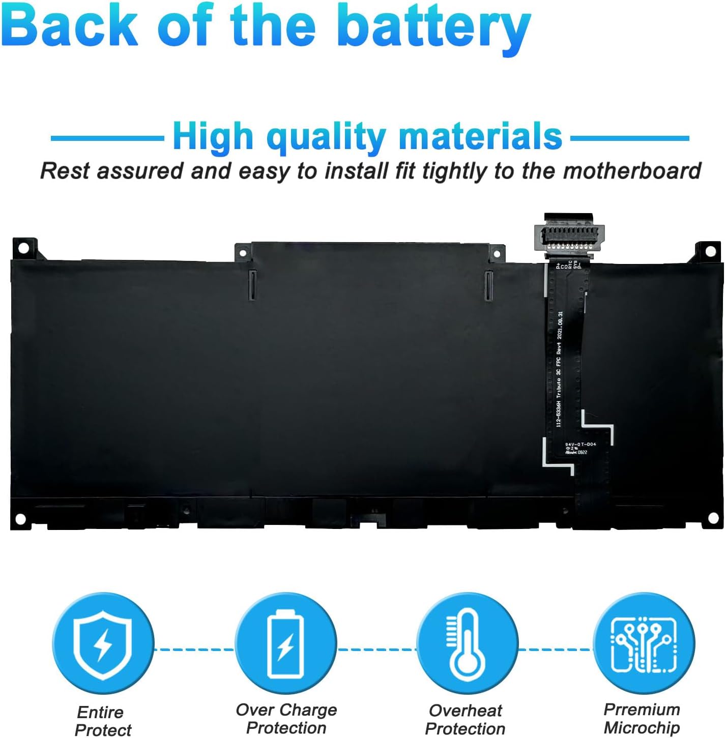 BATERÍA PARA LAPTOP BOWEIRUI MN79H PARA DELL XPS 13 PLUS 9320 P151G - 4