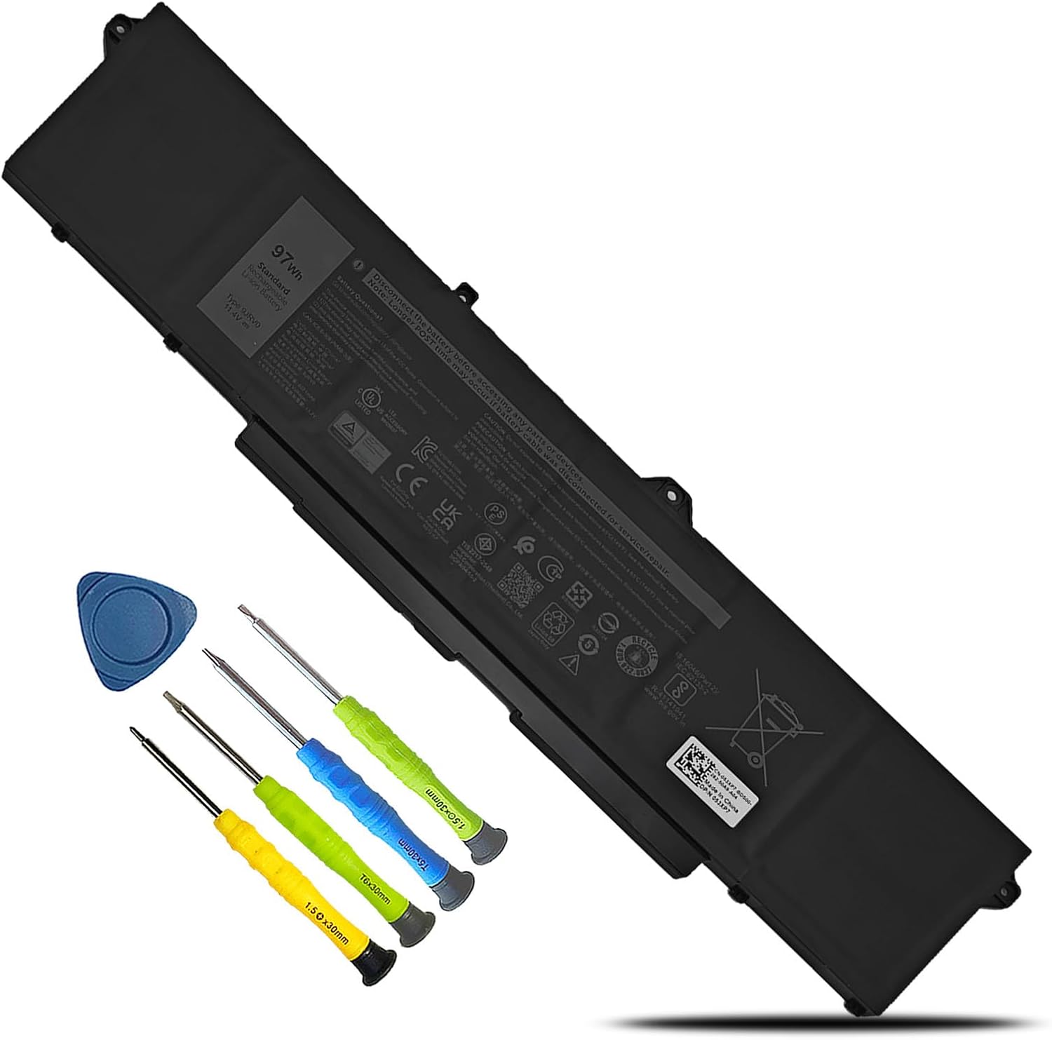 BATERÍA PARA LAPTOP BOWEIRUI 9JRV0 PARA DELL ALIENWARE M18 R1 R2 M17 R5 AMD 97WH - 1