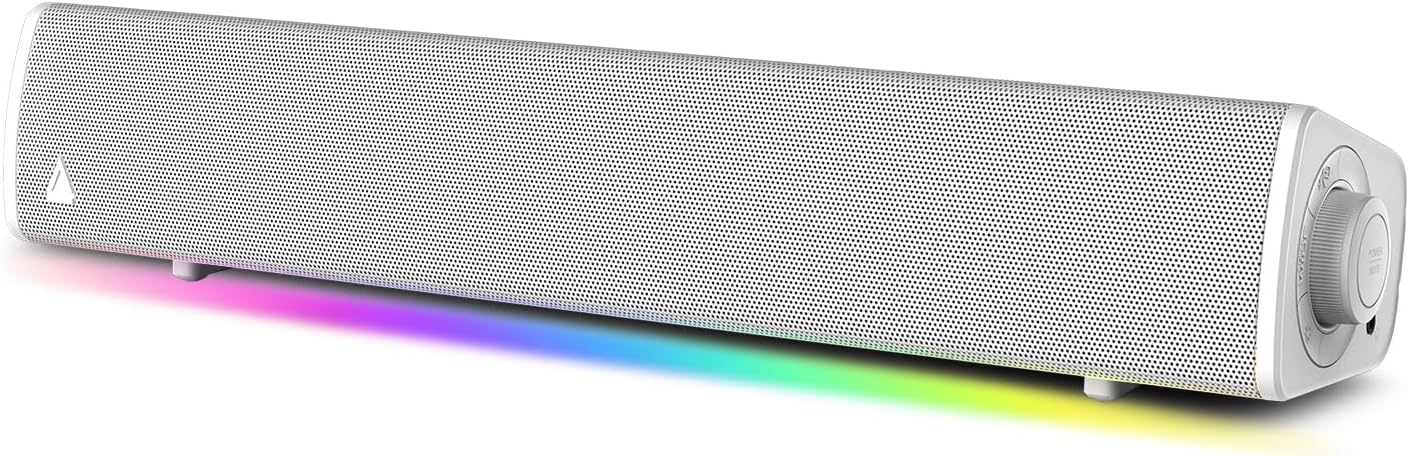 BARRA DE SONIDO CREATIVE SOUND BLASTER GS3 COMPACT RGB GAMING BLANCA - 1
