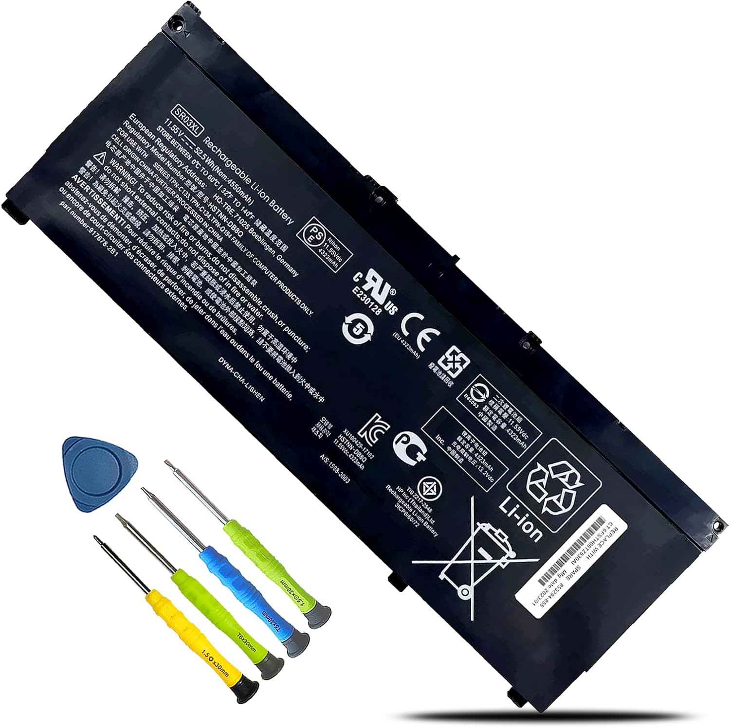 BATERÍA SR03XL 52.5WH PARA HP PAVILION Y ENVY X360 - 1