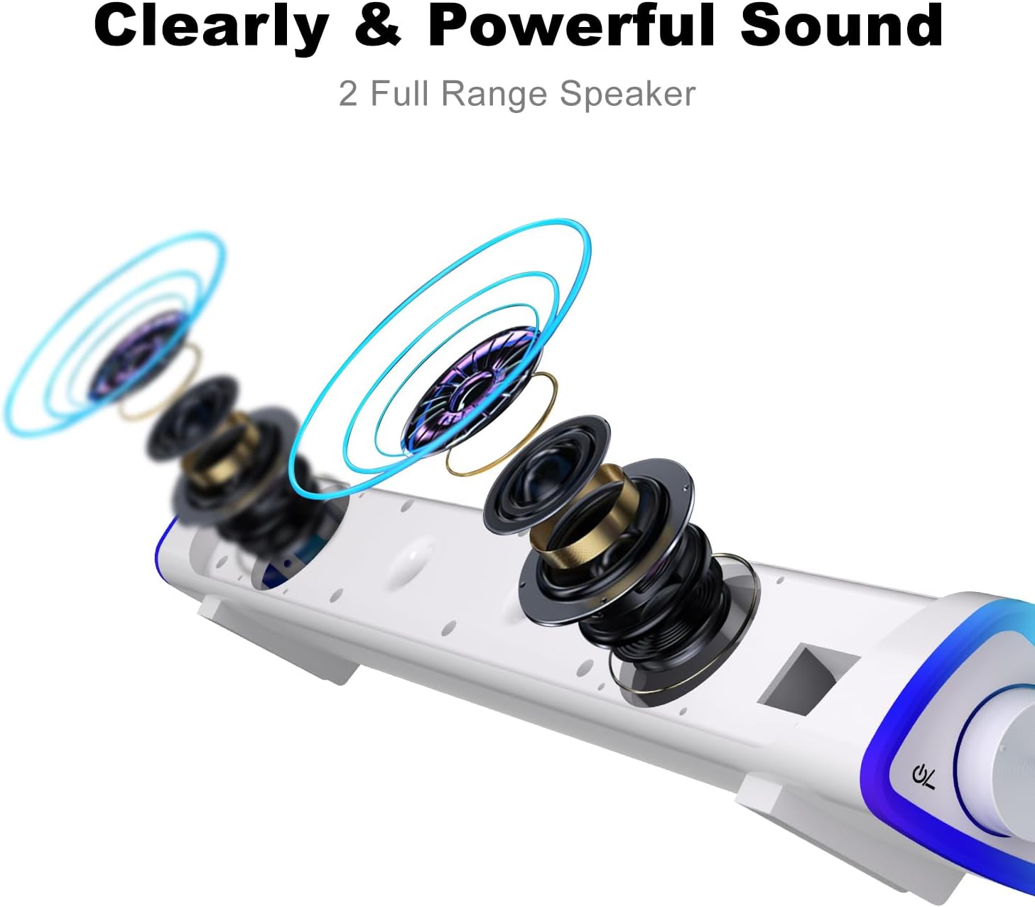 PARLANTES PARA COMPUTADORA SOULION R30 USB CON CABLE AUXILIAR 3.5MM - 2