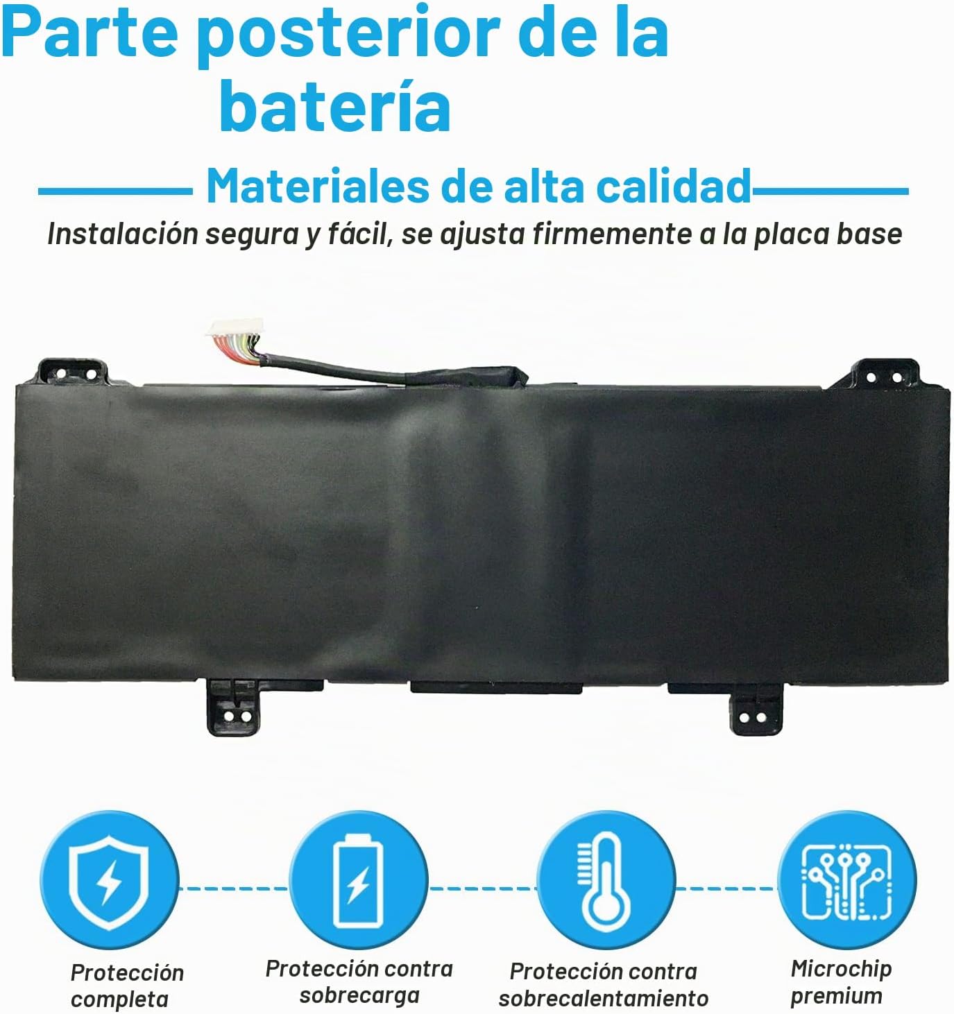 BATERÍA PARA LAPTOP BOWEIRUI GM02XL 7.7V 47.3WH COMPATIBLE CON HP CHROMEBOOK 14 G5 Y SERIES 11 G6 G7 EE X360 - 4