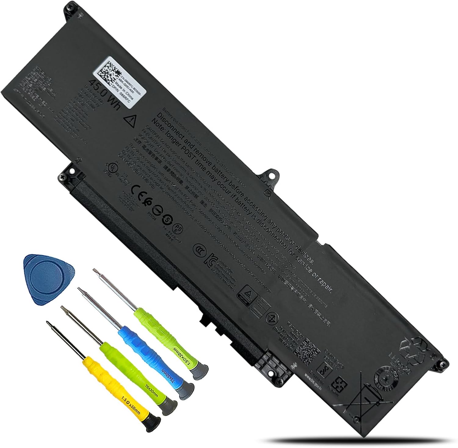 BATERÍA PARA LAPTOP BOWEIRUI 55JWC 45WH 11.25V 4000MAH PARA DELL PRO 14 PLUS PB14255 - 1
