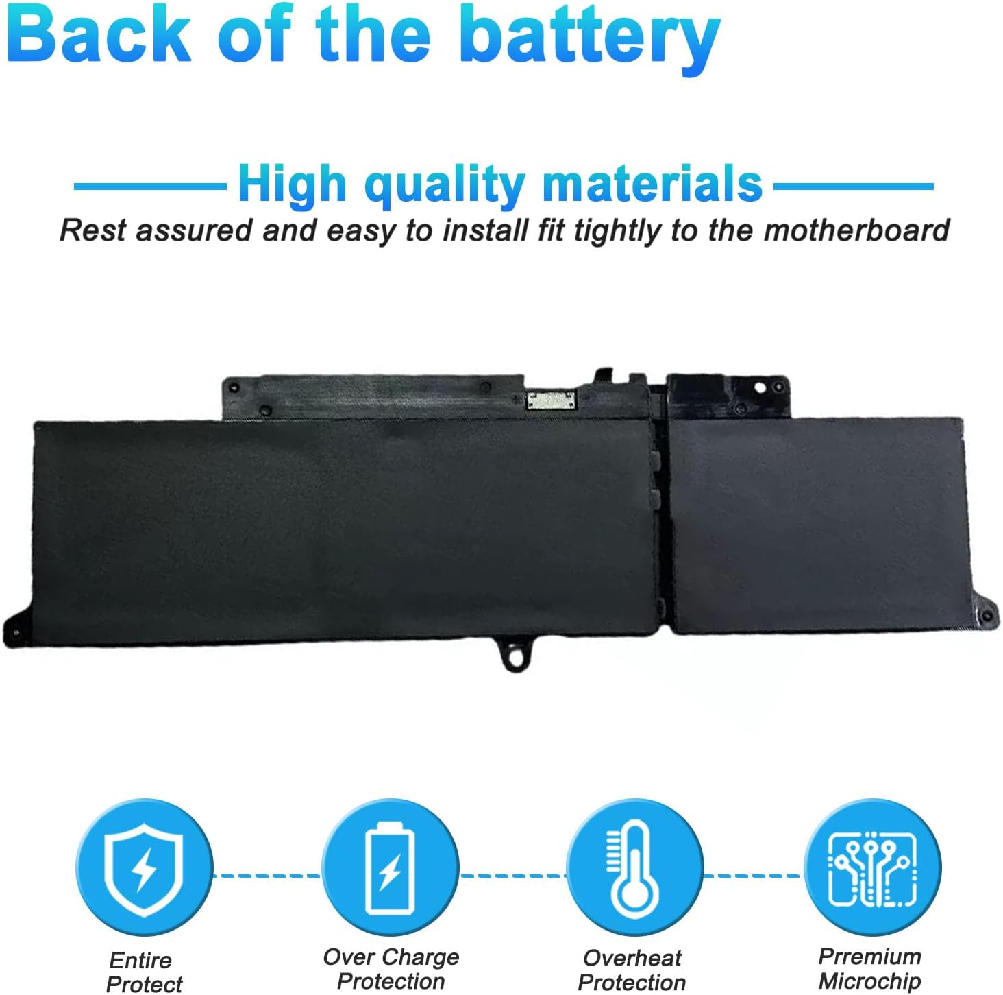 BATERÍA PARA LAPTOP BOWEIRUI 55JWC 45WH 11.25V 4000MAH PARA DELL PRO 14 PLUS PB14255 - 5