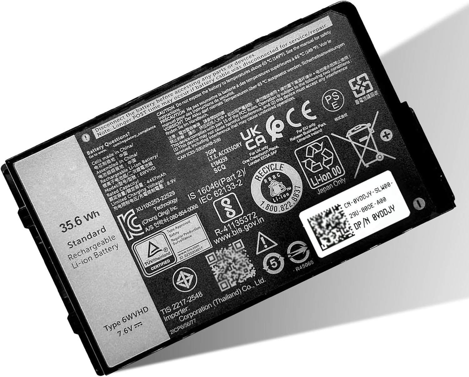 BATERÍA PARA LAPTOP BOWEIRUI 6WVHD PARA DELL LATITUDE 7230 RUGGED EXTREME TABLET - 1