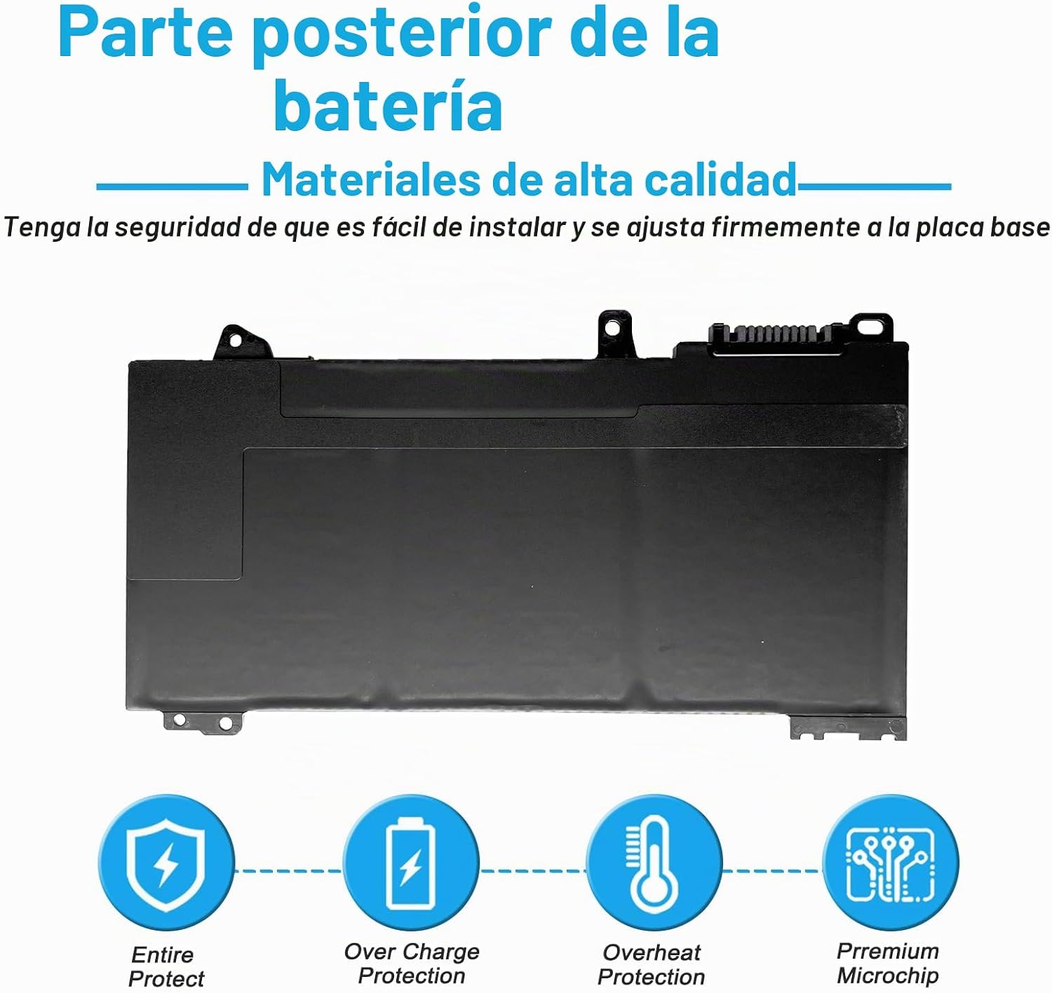 BATERÍA BOWEIRUI RE03XL PARA HP PROBOOK 430 440 445 450 455 G6 G7 45WH - 4