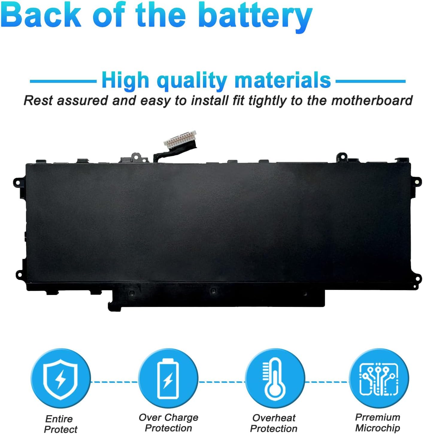 BATERÍA PARA LAPTOP BOWEIRUI GT6TK PARA DELL LATITUDE 9440 9450 2-EN-1 - 4