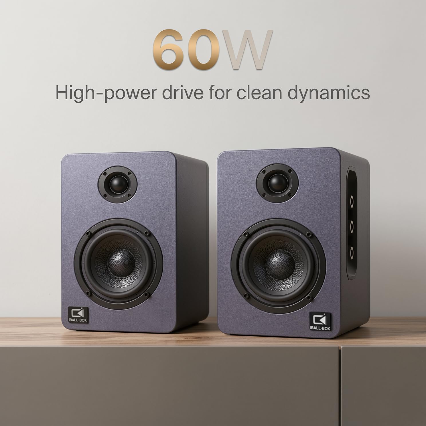 PARLANTES PARA COMPUTADORA IBALL·BOX H1 60W - 2
