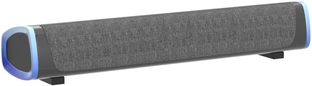 PARLANTES PARA COMPUTADORA SOULION R30 USB CON CABLE AUXILIAR 3.5MM BLANCO Y GRIS - 4