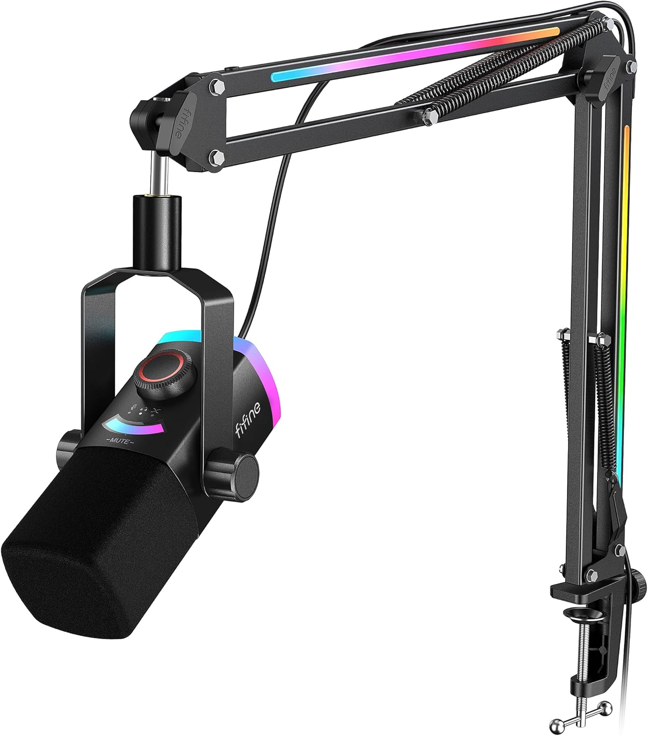 MICRÓFONO PARA GAMING FIFINE AMPLIGAME AM8PROT DINÁMICO XLR/USB - 1