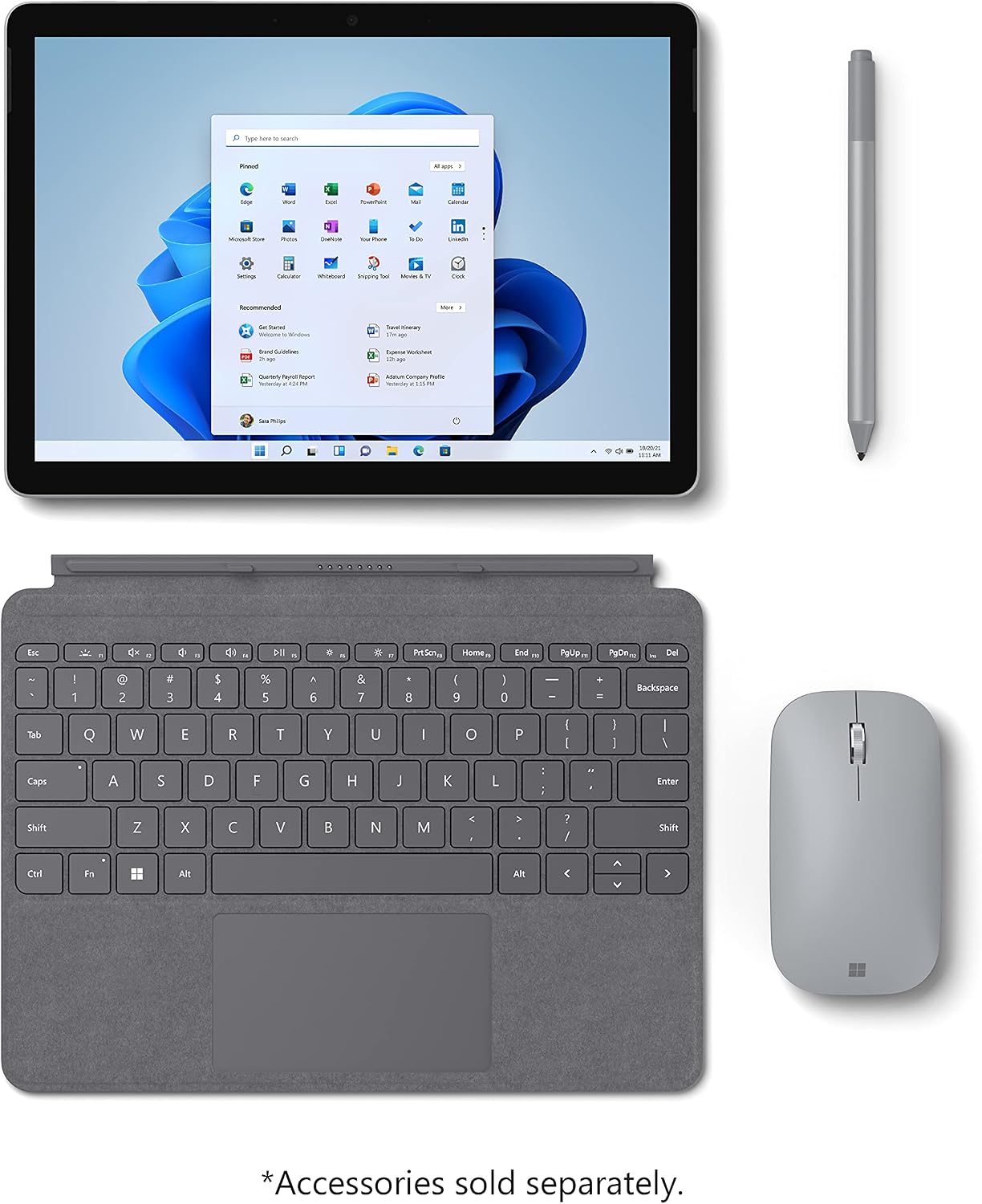 TABLET MICROSOFT SURFACE GO 3 10.5' INTEL CORE I3 8GB 128GB SSD PLATINUM - 4
