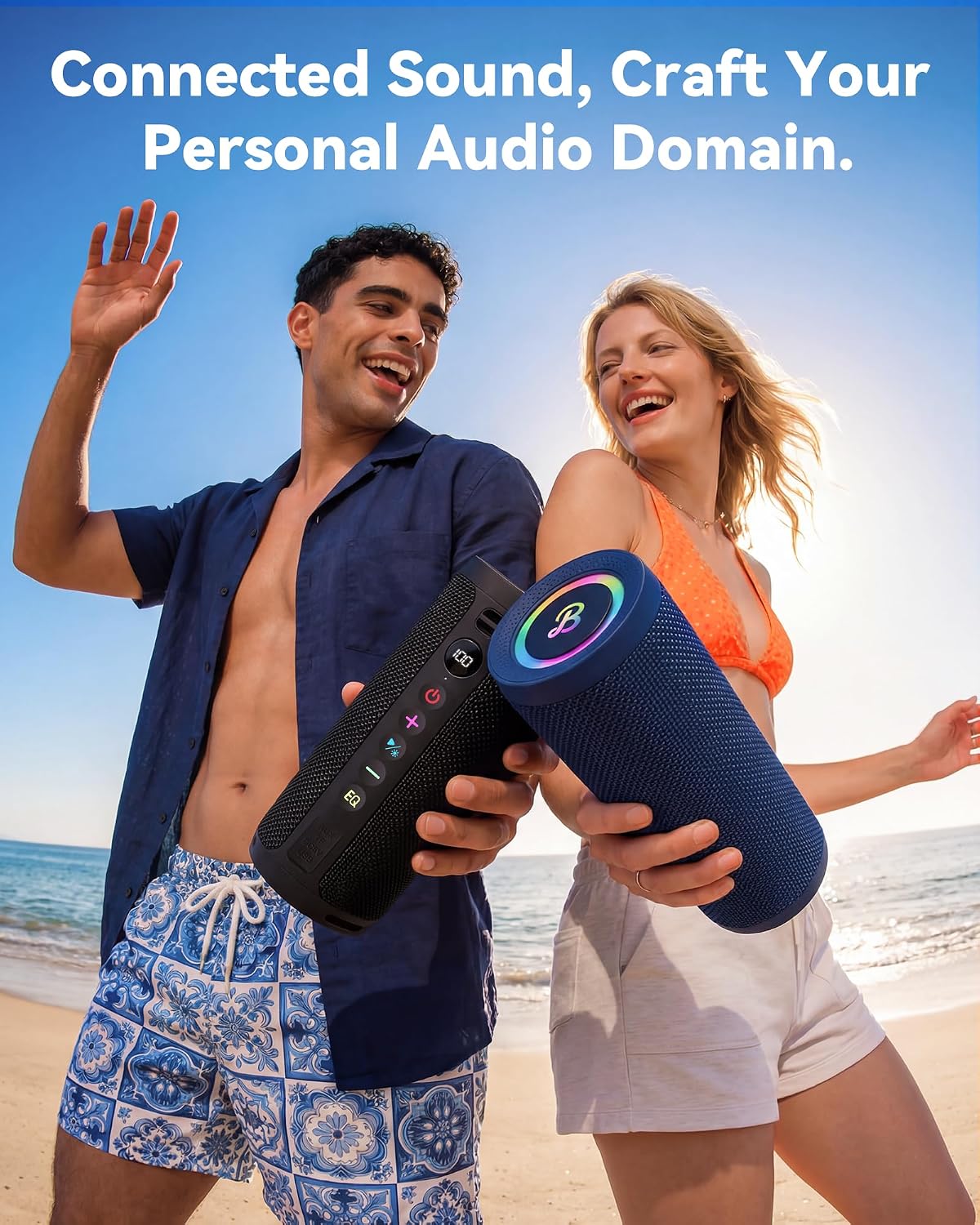 PARLANTE PORTÁTIL BASSBLOOM ROAR 3 BLUETOOTH 20W IMPERMEABLE IPX6 - 2