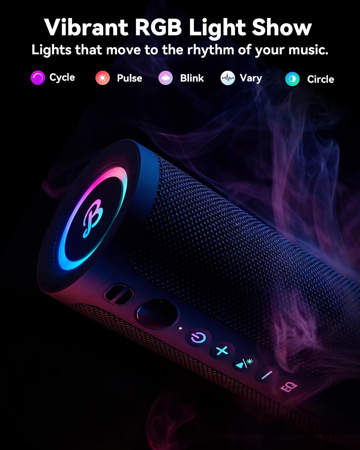 PARLANTE PORTÁTIL BASSBLOOM ROAR 3 BLUETOOTH 20W IMPERMEABLE IPX6 - 5