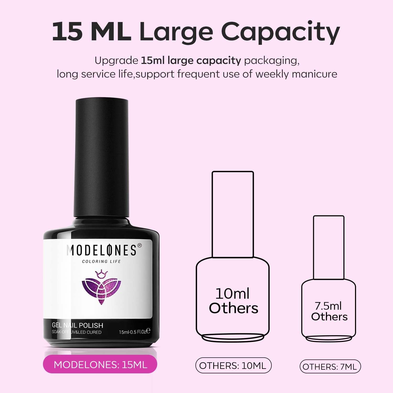 ESMALTE EN GEL MODELONES CHAMELEON PURPLE 15 ML - 5