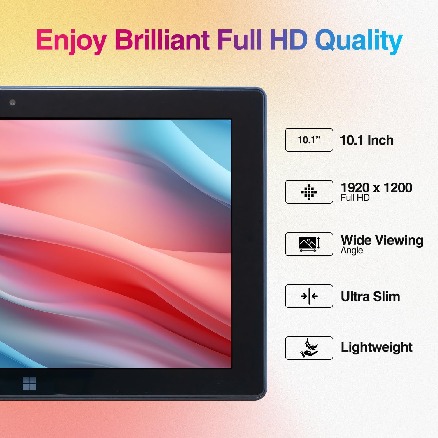 TABLET FUSION5 10.1' WINDOWS 11 FWIN232 PLUS ULTRA SLIM INTEL N5100 8GB RAM - 3