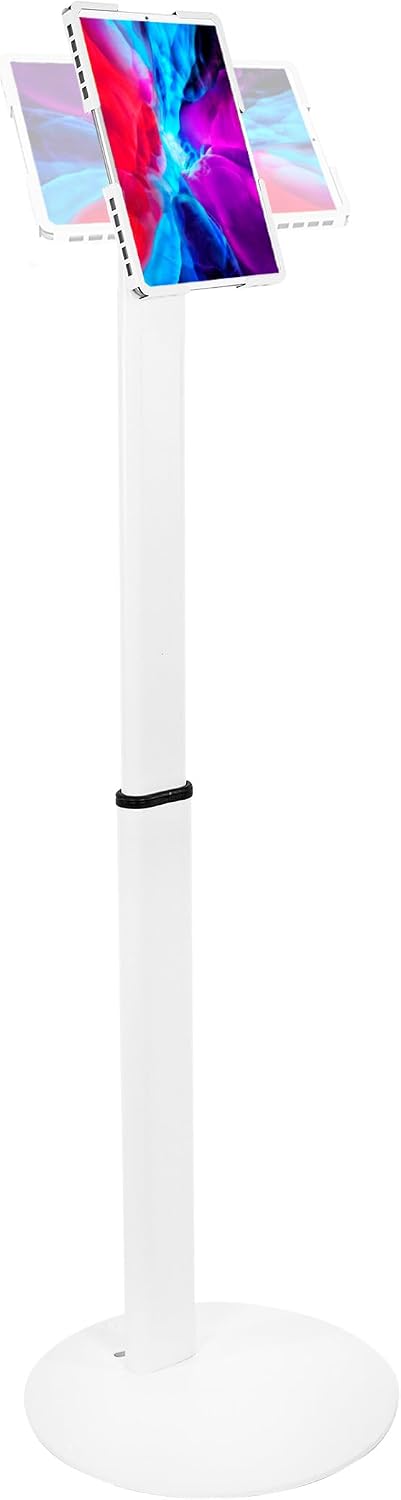SOPORTE DE PISO UNIVERSAL PARA TABLET MOUNT-IT! MI-3788W BLANCO AJUSTABLE - 1