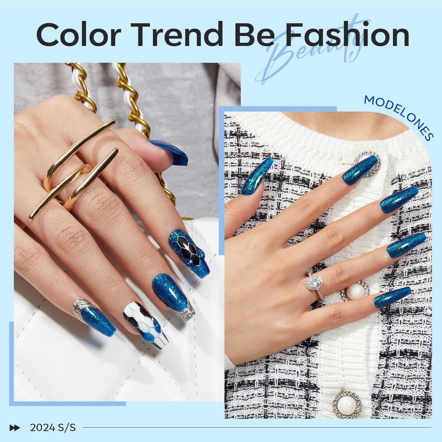 ESMALTE EN GEL MODELONES CHAMELEON BLUE 15 ML - 4