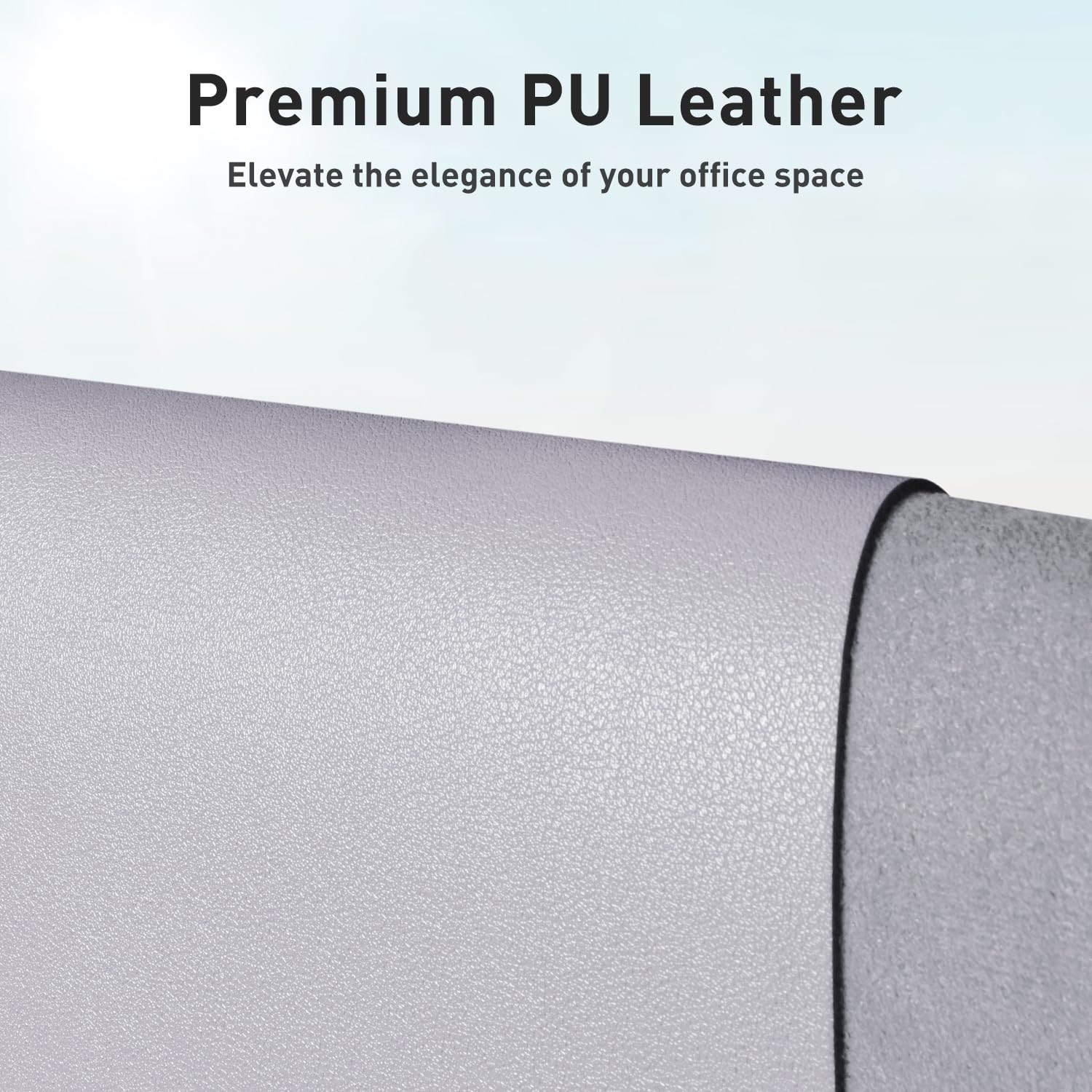 PROTECTOR DE ESCRITORIO AOTHIA LARGE PU LEATHER 60X35 CM LAVANDA AHUMADO - 2