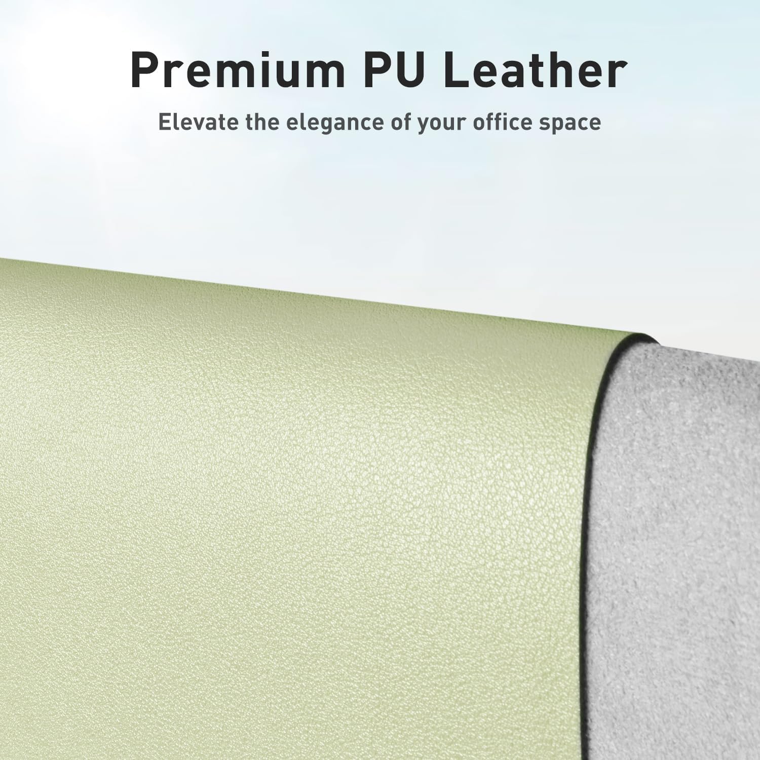 MOUSE PAD AOTHIA LEATHER DESK PAD PROTECTOR GRANDE VERDE PASTO 60X35 CM - 2