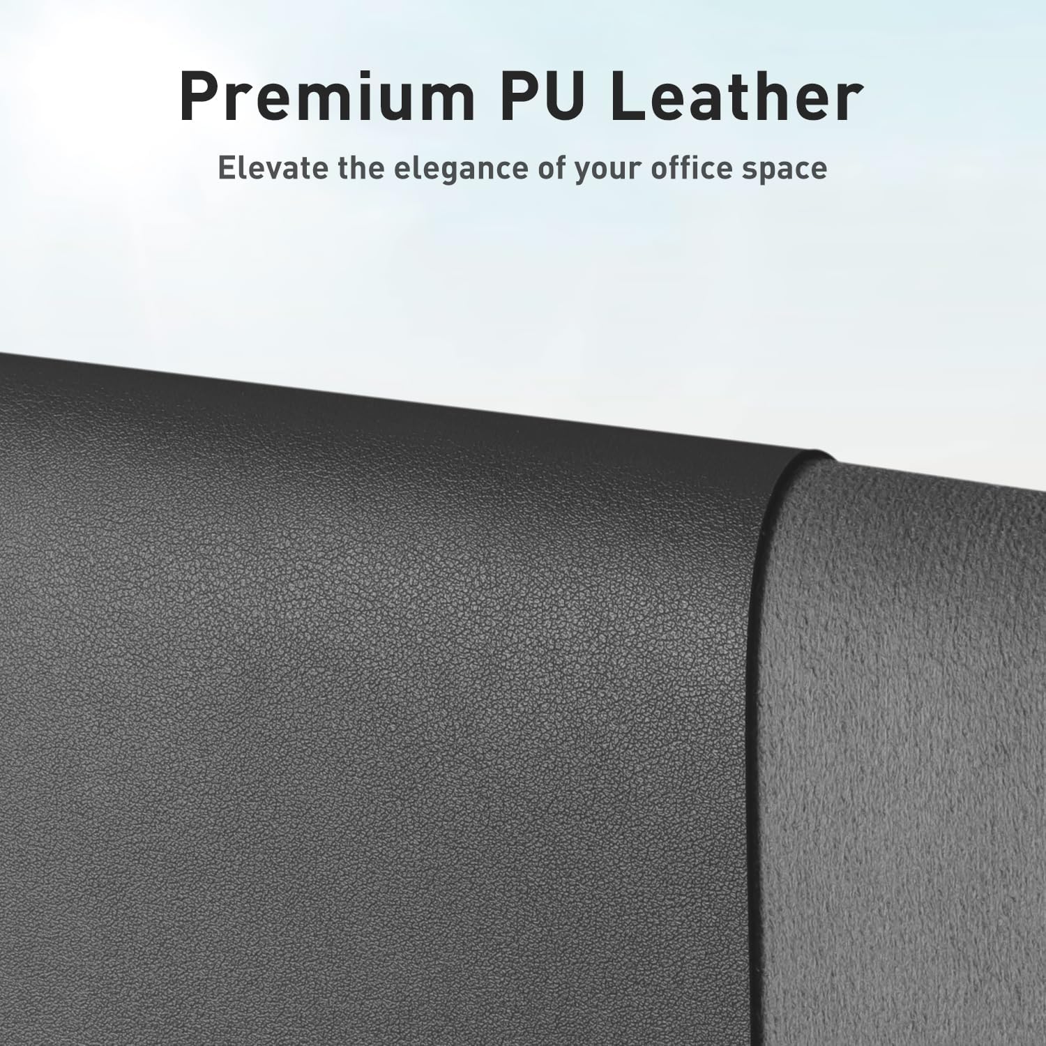 MOUSE PAD AOTHIA LEATHER DESK PAD PROTECTOR GRIS 23.6 X 13.7 PULGADAS - 2