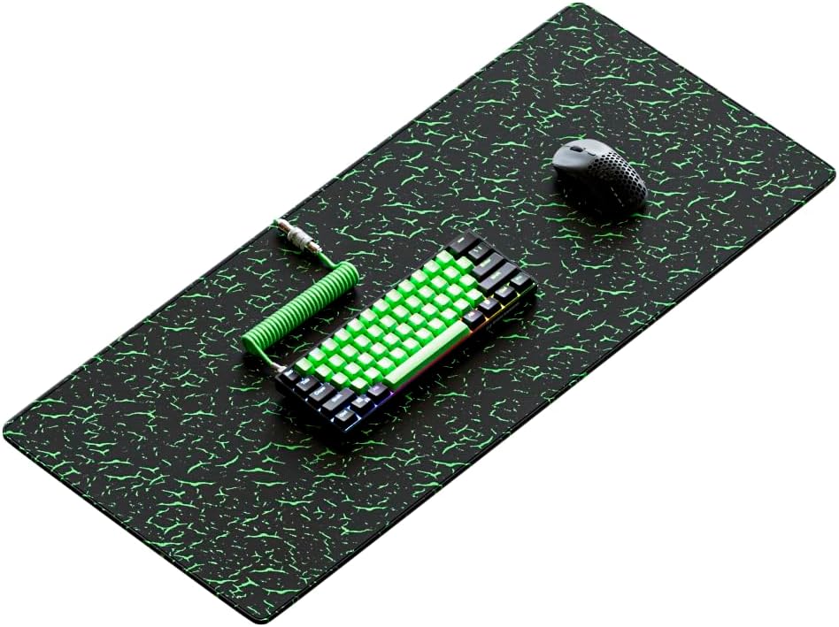 MOUSE PAD KRAKEN KEYBOARDS DRIP EDITION XXL NEGRO Y BLANCO 36X16 PULGADAS - 5