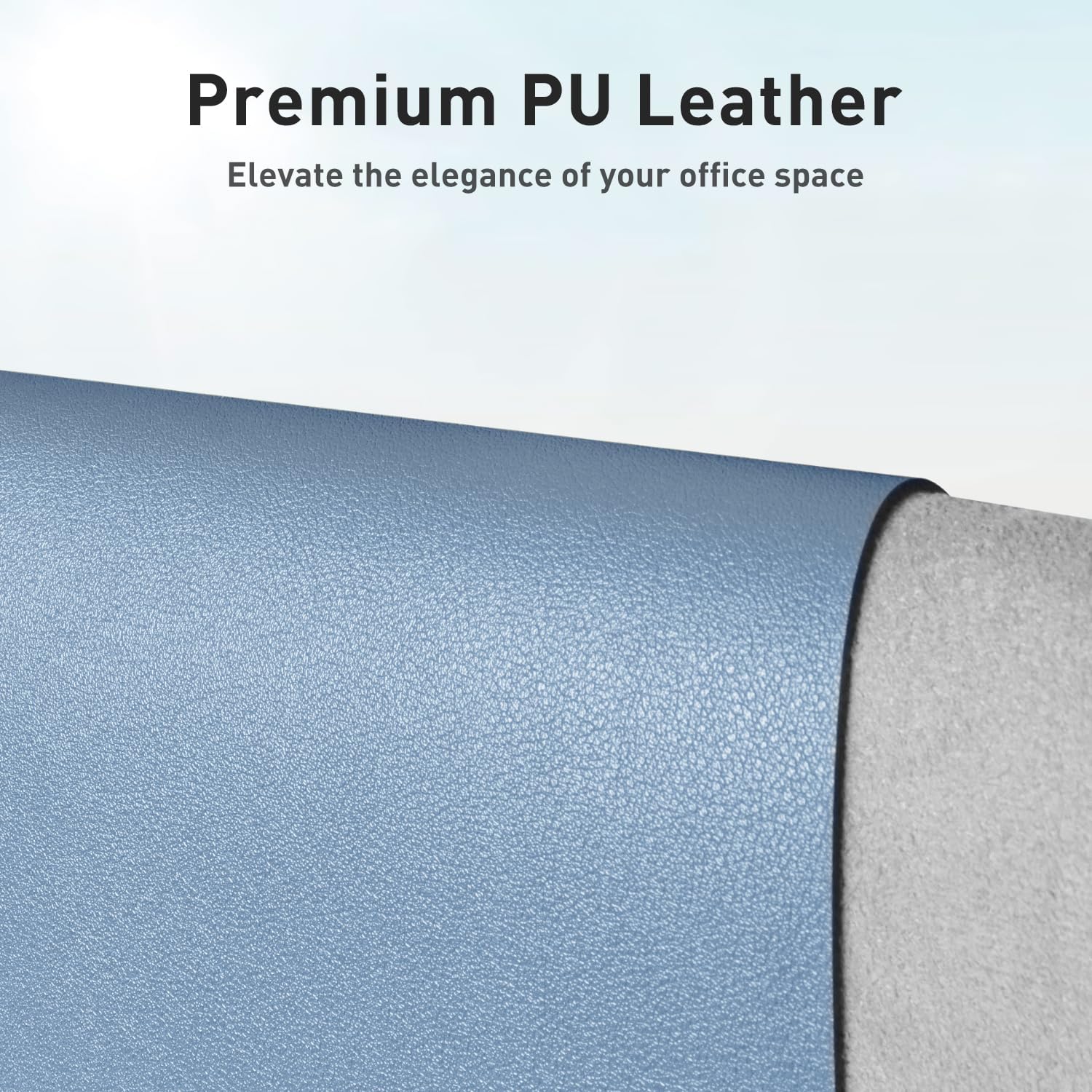 PROTECTOR DE ESCRITORIO AOTHIA LEATHER DESK PAD DENIM AZUL 60X35 CM - 2