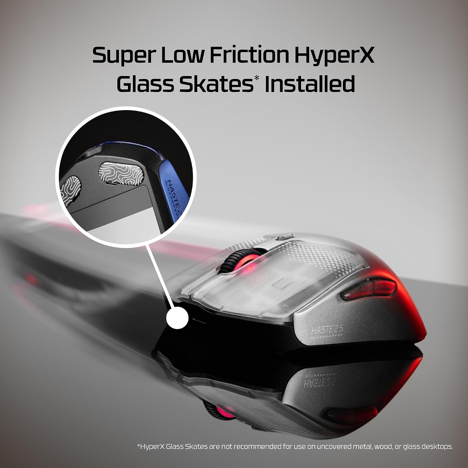 MOUSE HYPERX PULSEFIRE HASTE 2 S INALÁMBRICO AZUL MARINO - 5