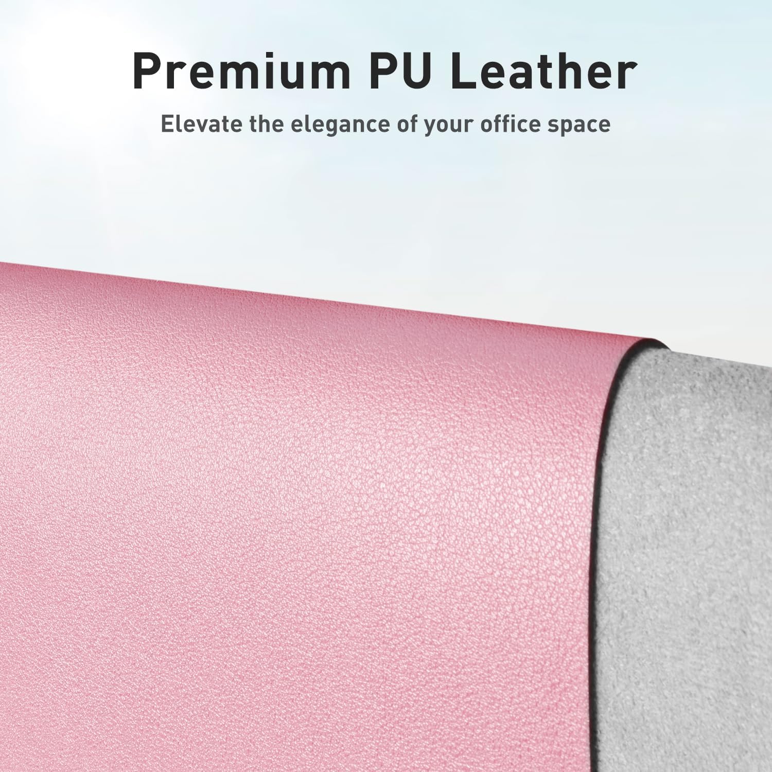 MOUSE PAD AOTHIA LEATHER DESK PAD PROTECTOR 60X35 CM ROSA HADA - 2