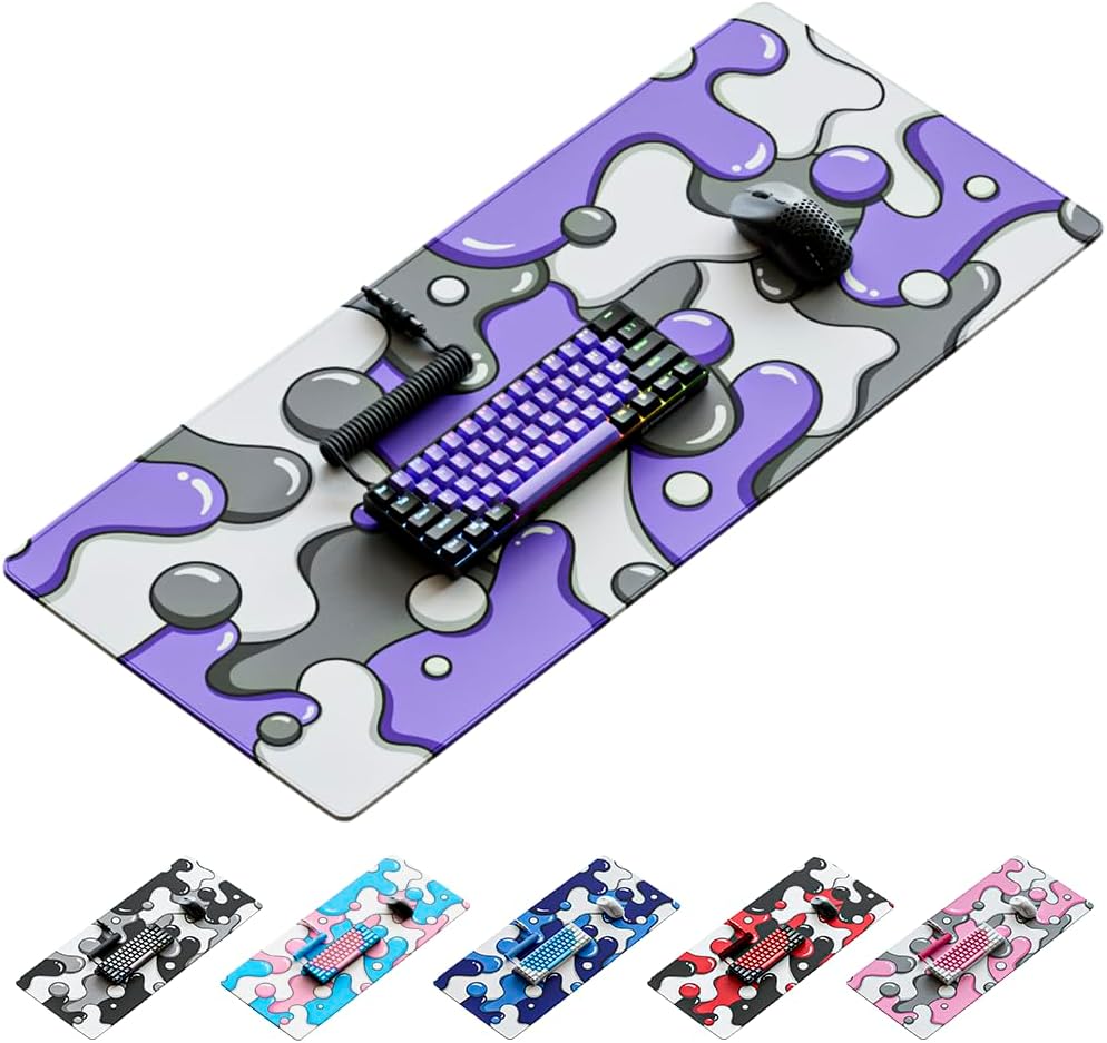 MOUSE PAD KRAKEN GAMING XXL LAVANDA DRIP - 1