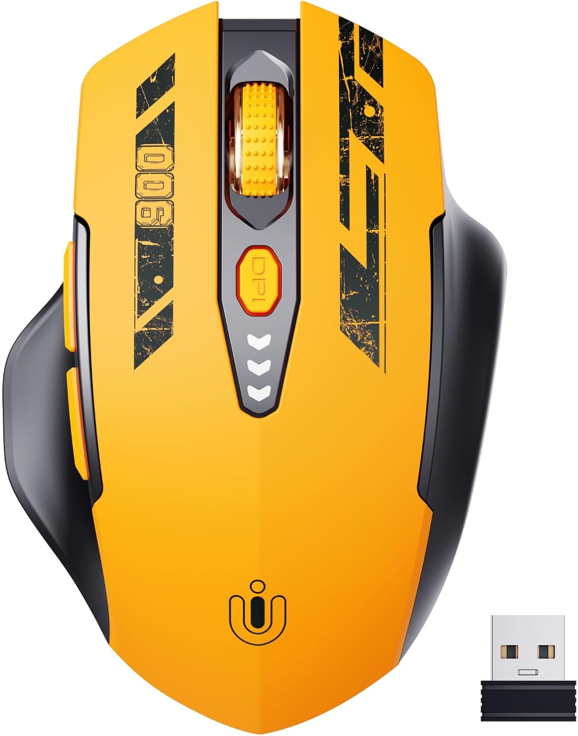 MOUSE INALÁMBRICO UINEER RECARGABLE 2.4GHZ CON INDICADOR DE BATERÍA - 1
