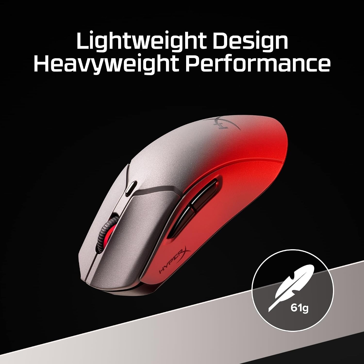 MOUSE HYPERX PULSEFIRE HASTE 2 PRO 4K INALÁMBRICO SLATE GREY - 2