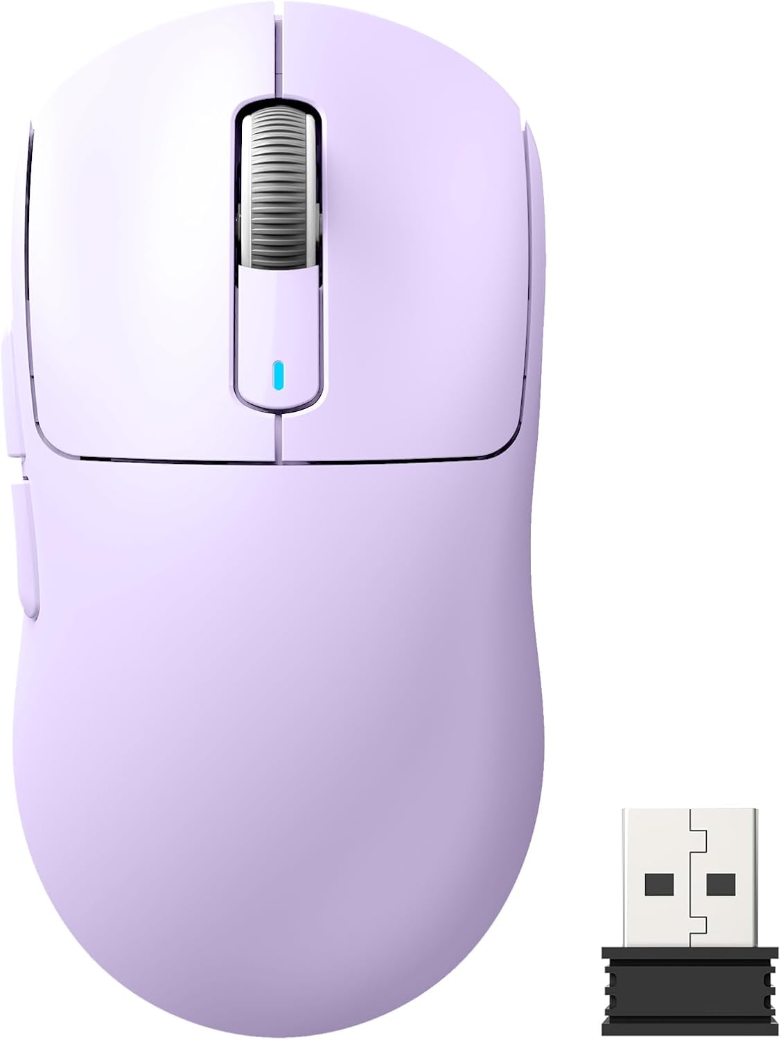 MOUSE GAMER ATTACK SHARK X3 INALÁMBRICO ULTRALIGERO 26K DPI MORADO - 1