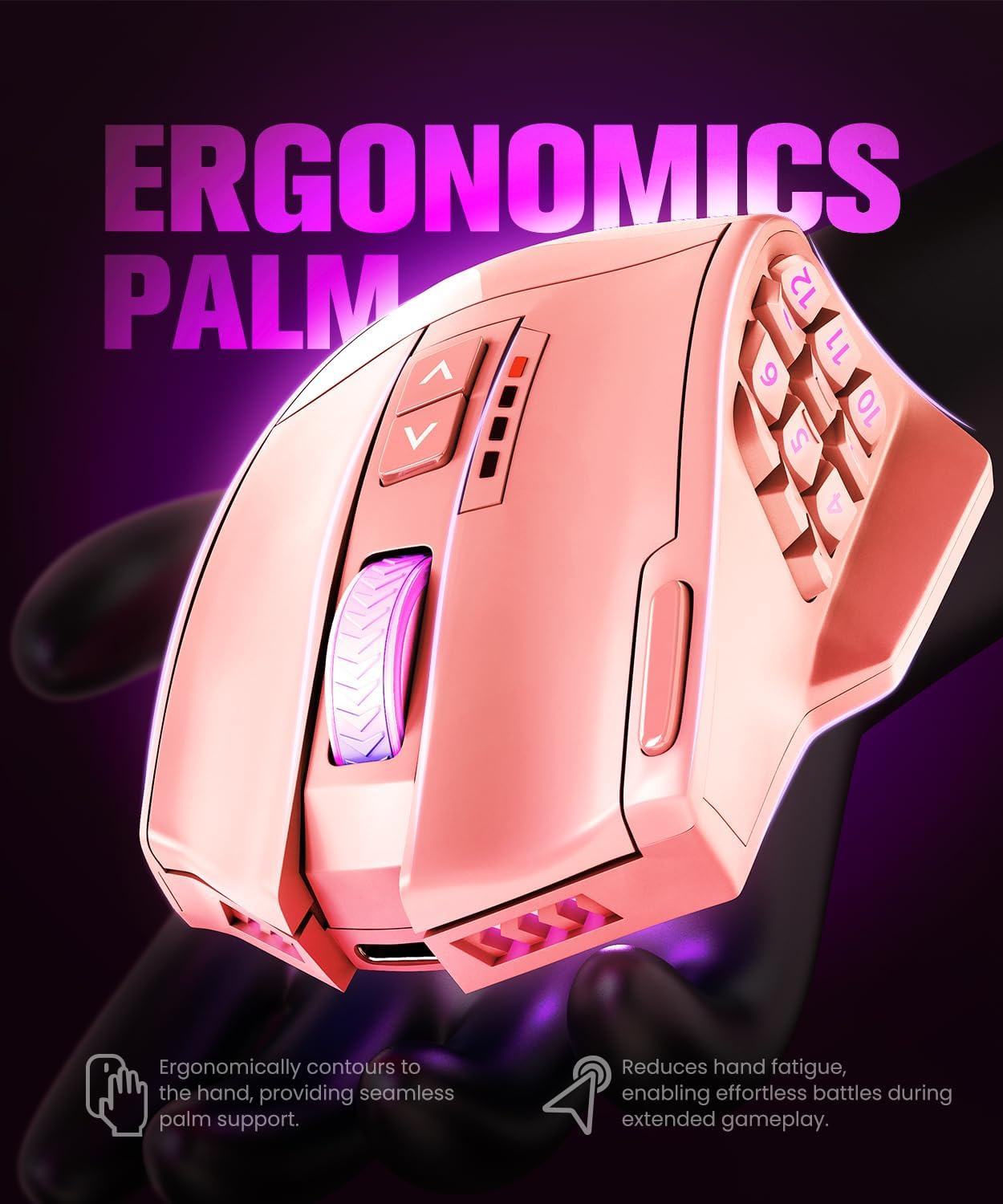 MOUSE GAMER UTECHSMART VENUS PRO WIRELESS 16,000 DPI - 4