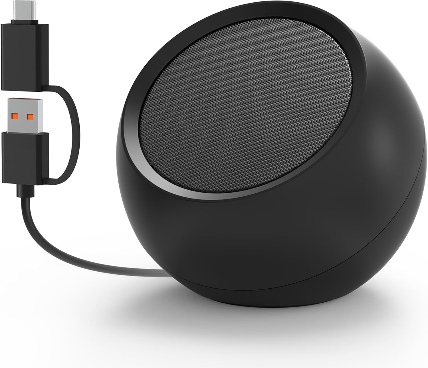 PARLANTE DE COMPUTADORA XKX USB CON ADAPTADOR USB-C, 2.25 PULGADAS, SONIDO CLARO Y GRAVES PROFUNDOS - 1