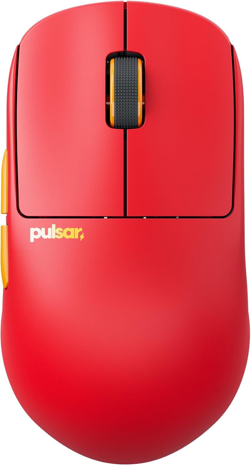 MOUSE INALÁMBRICO PULSAR GAMING GEARS X2H CRAZYLIGHT MEDIANO VOLCANO - 1