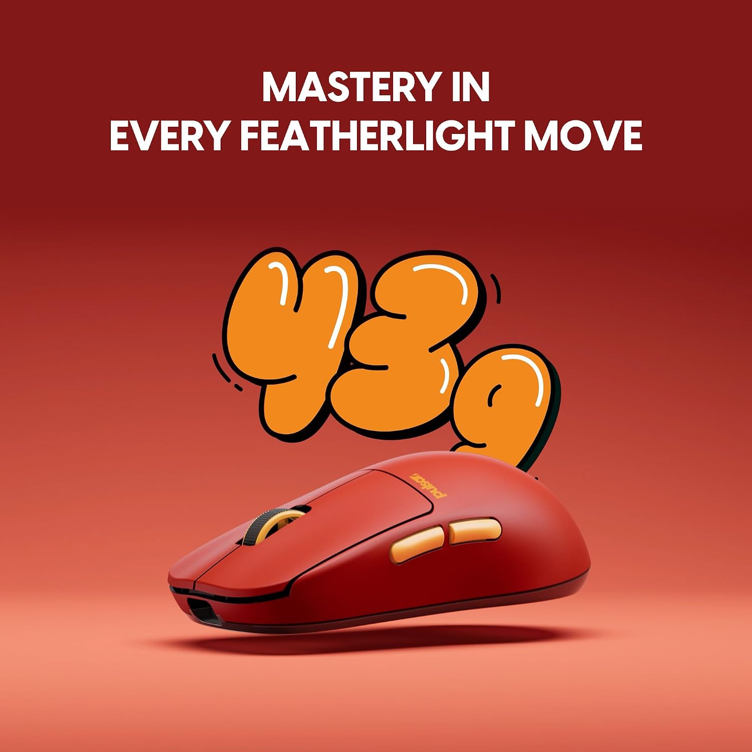 MOUSE INALÁMBRICO PULSAR GAMING GEARS X2H CRAZYLIGHT MEDIANO VOLCANO - 3