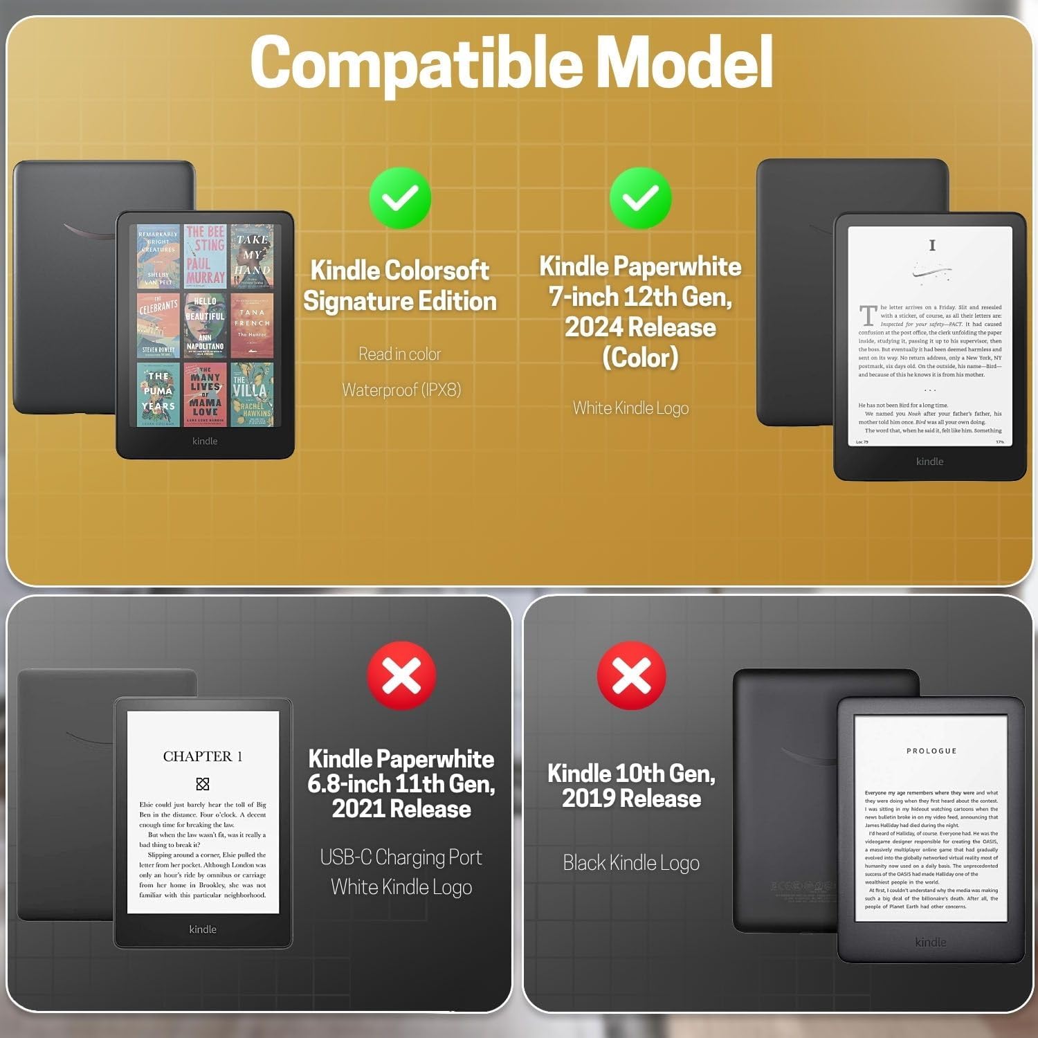 FUNDA PARA KINDLE PAPERWHITE 12ª GENERACIÓN TNP COLORSOFT 7 PULGADAS MAPA NÁUTICO - 2
