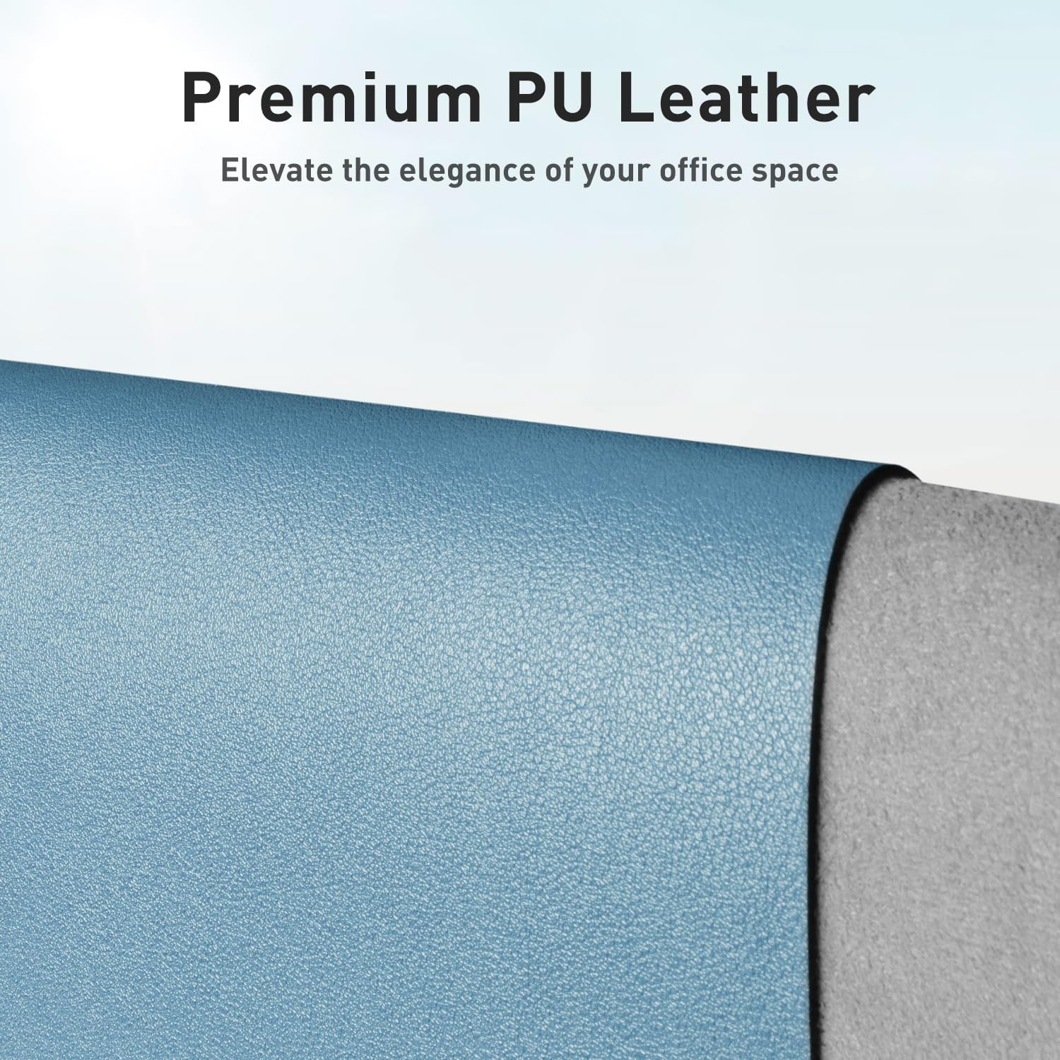 MOUSE PAD AOTHIA FAUX LEATHER DESK MAT AZUL CIELO 60X35 CM - 2