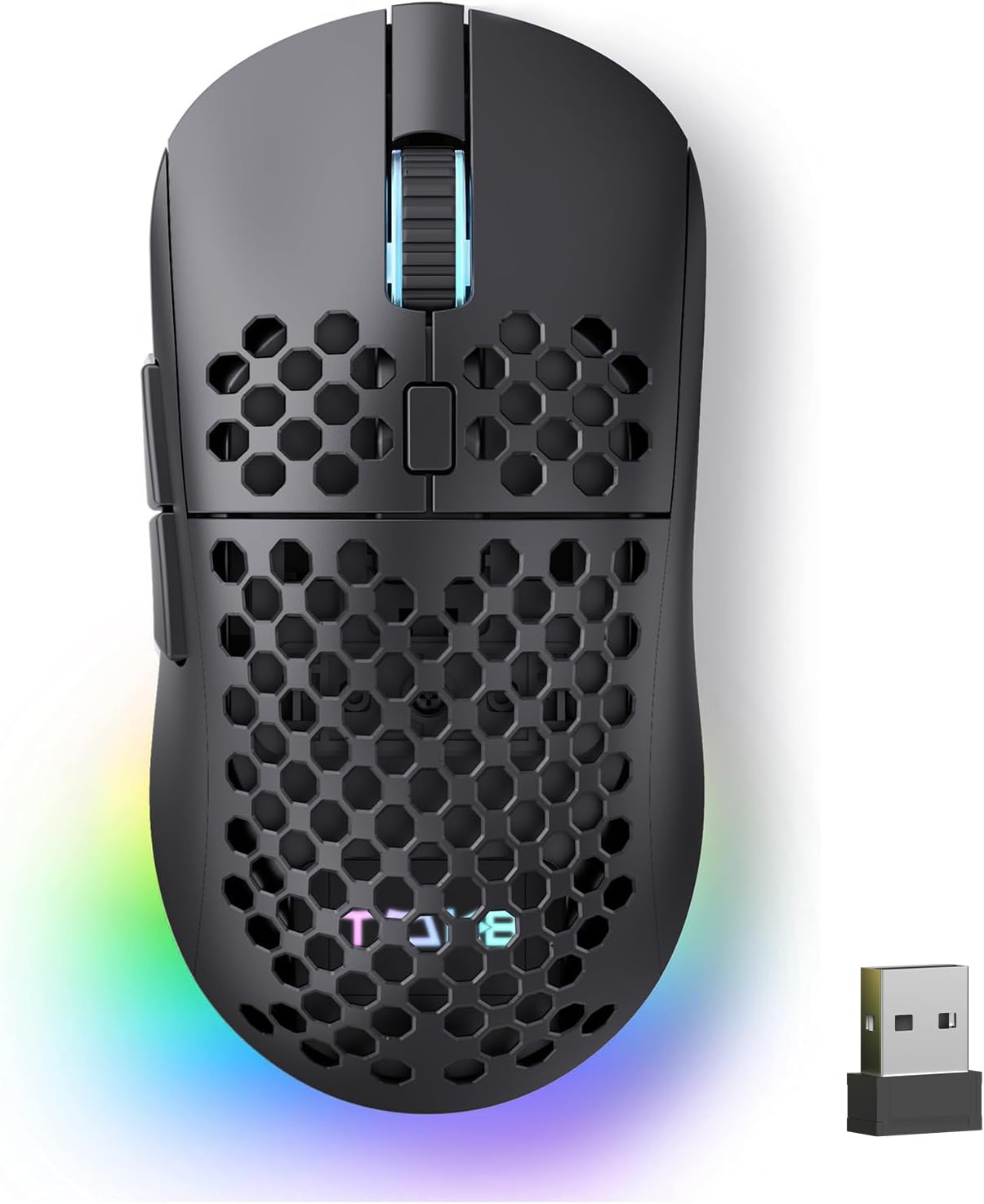 MOUSE GAMER TMKB FALCON M1 WIRELESS 24000 DPI NEGRO - 1