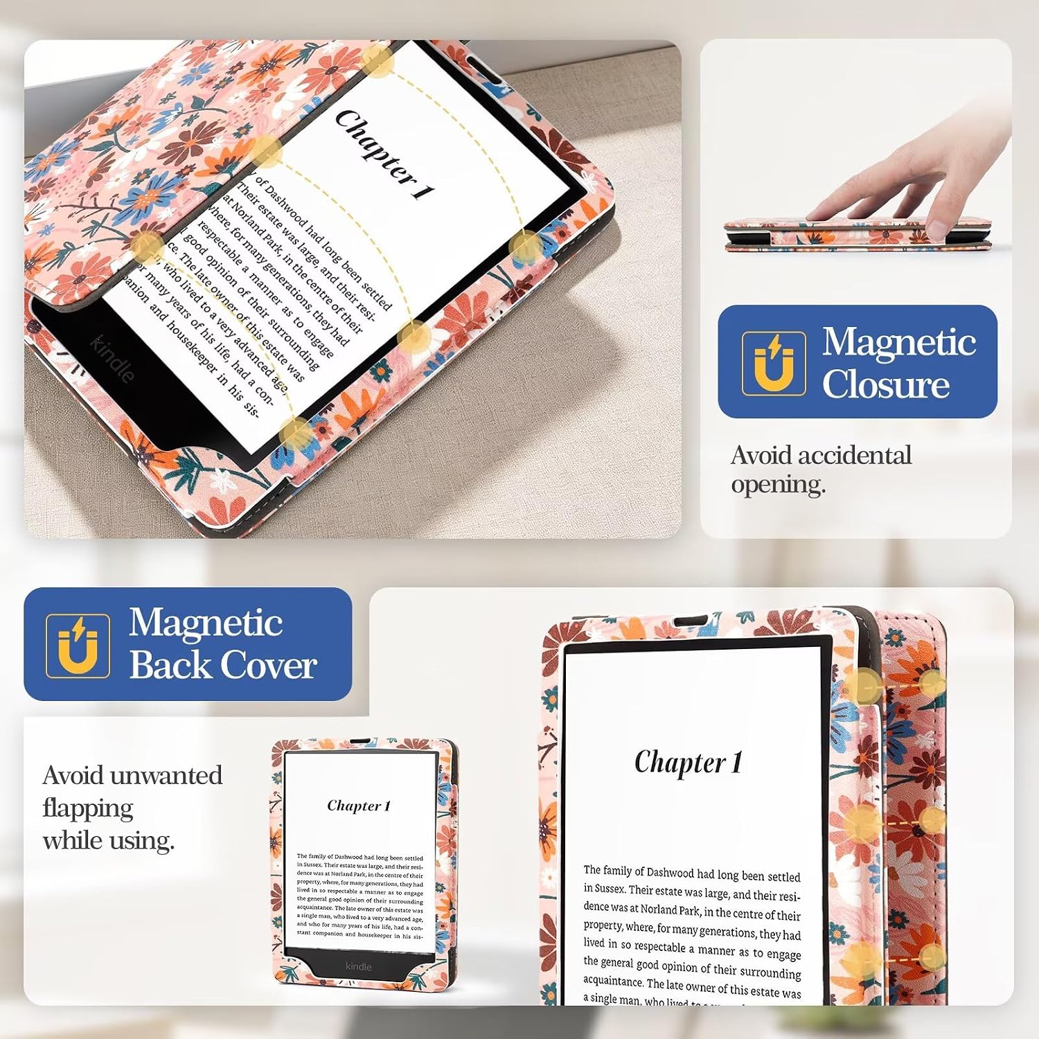 ESTUCHE PARA KINDLE PAPERWHITE 7'/6.8' MONSDIRECT 12/11 GENERACIÓN 2024/2021 - 4