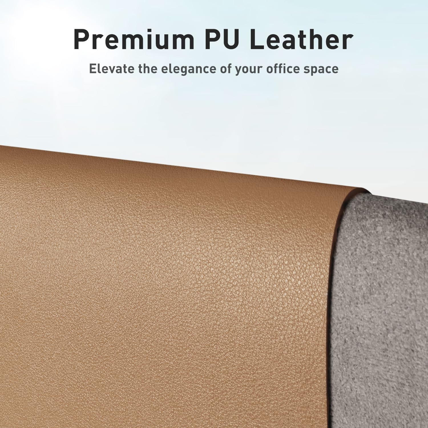 MOUSE PAD AOTHIA FAUX LEATHER DESK MAT IMPERMEABLE CAQUI 60 X 35 CM - 2