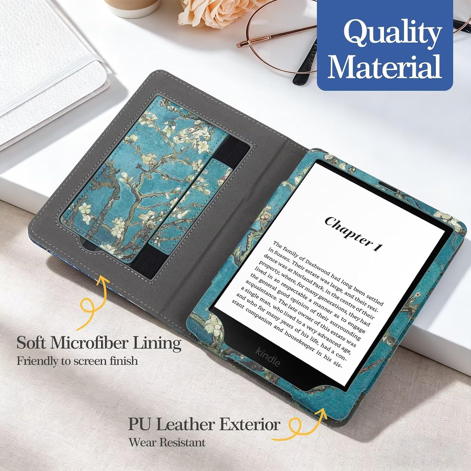 ESTUCHE PARA KINDLE PAPERWHITE 7'/6.8' MONSDIRECT 12/11ª GENERACIÓN 2024/2021 - 2