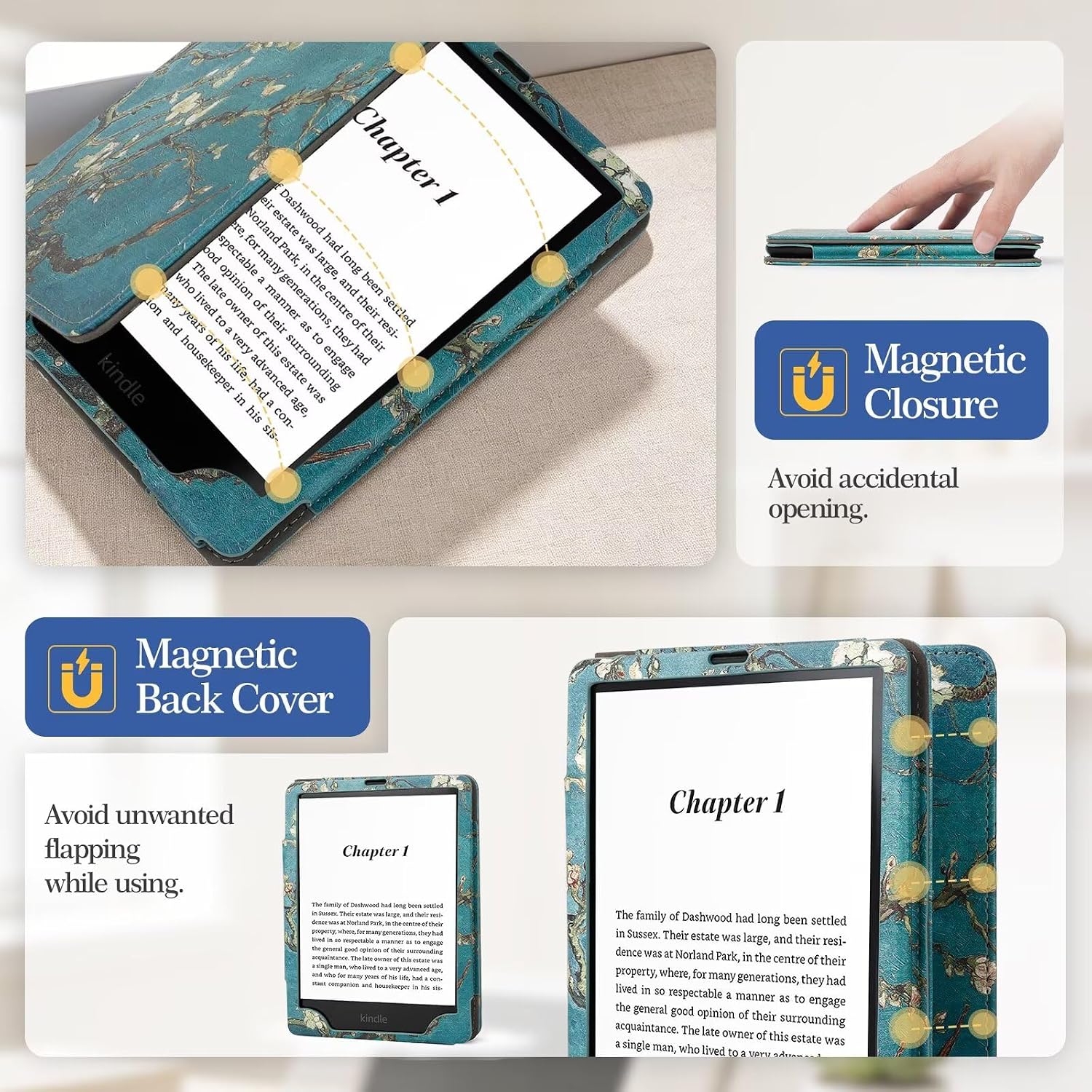 ESTUCHE PARA KINDLE PAPERWHITE 7'/6.8' MONSDIRECT 12/11ª GENERACIÓN 2024/2021 - 4