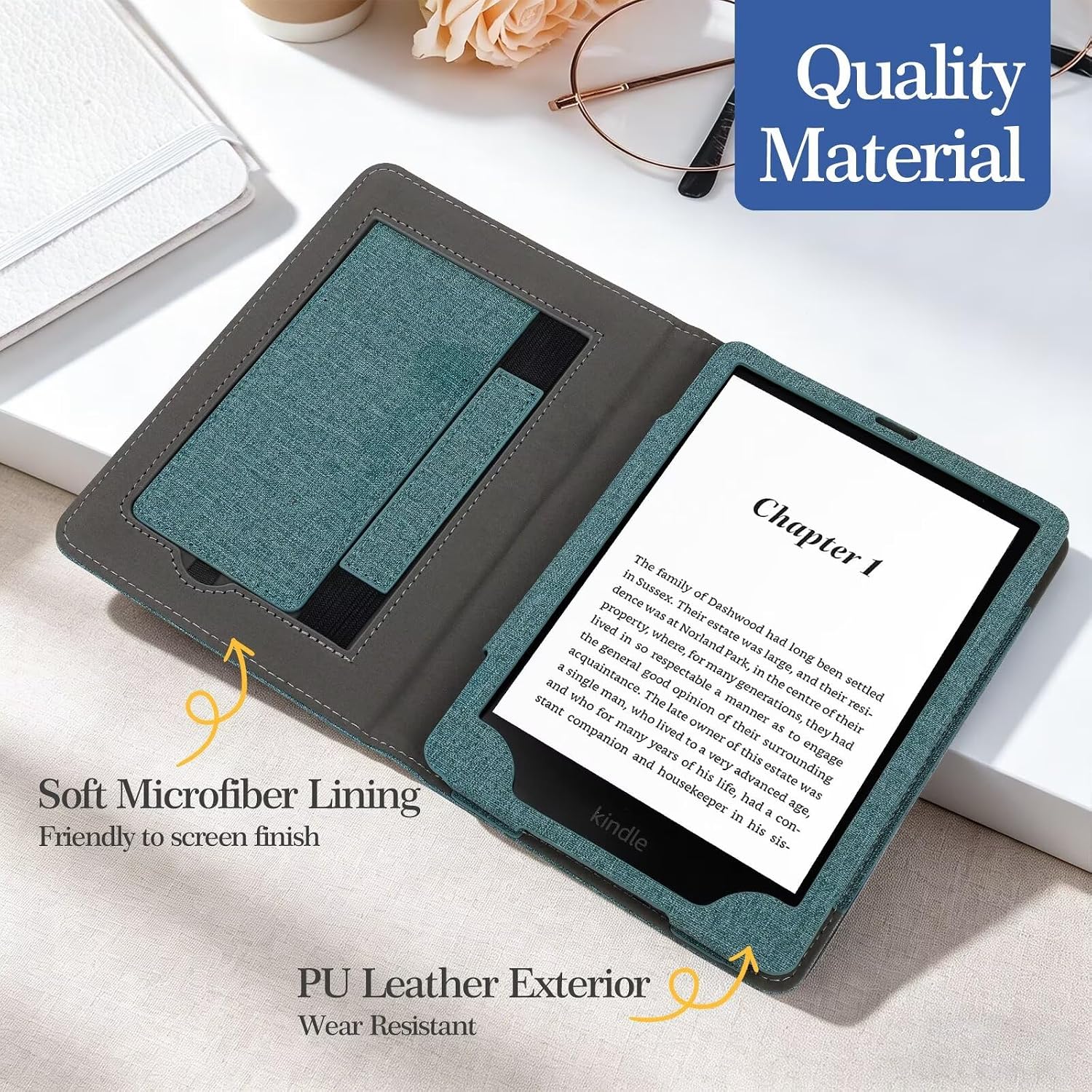 ESTUCHE PARA KINDLE PAPERWHITE 7'/6.8' MONSDIRECT 12/11ª GENERACIÓN 2024 2021 - 2