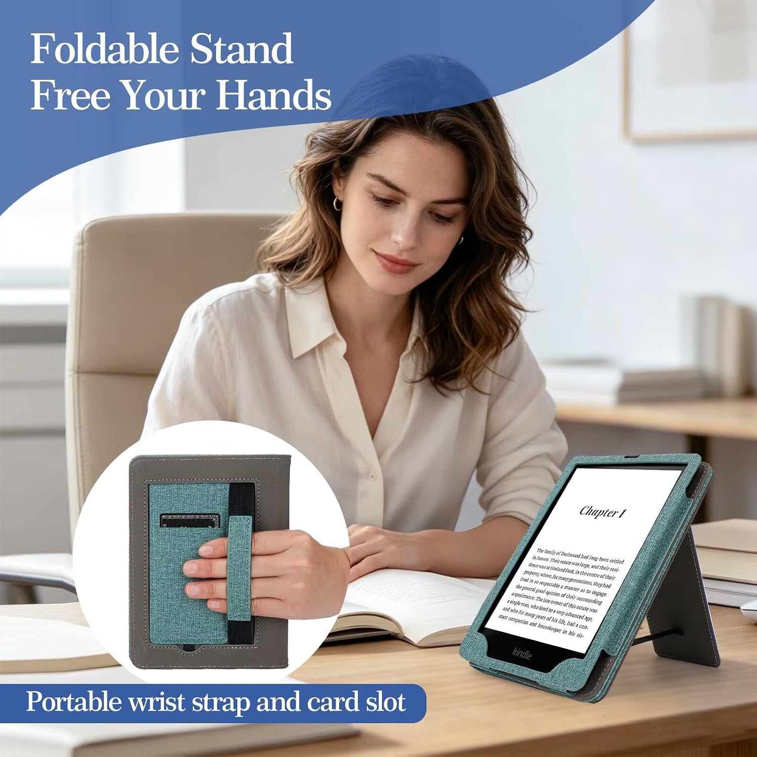 ESTUCHE PARA KINDLE PAPERWHITE 7'/6.8' MONSDIRECT 12/11ª GENERACIÓN 2024 2021 - 5