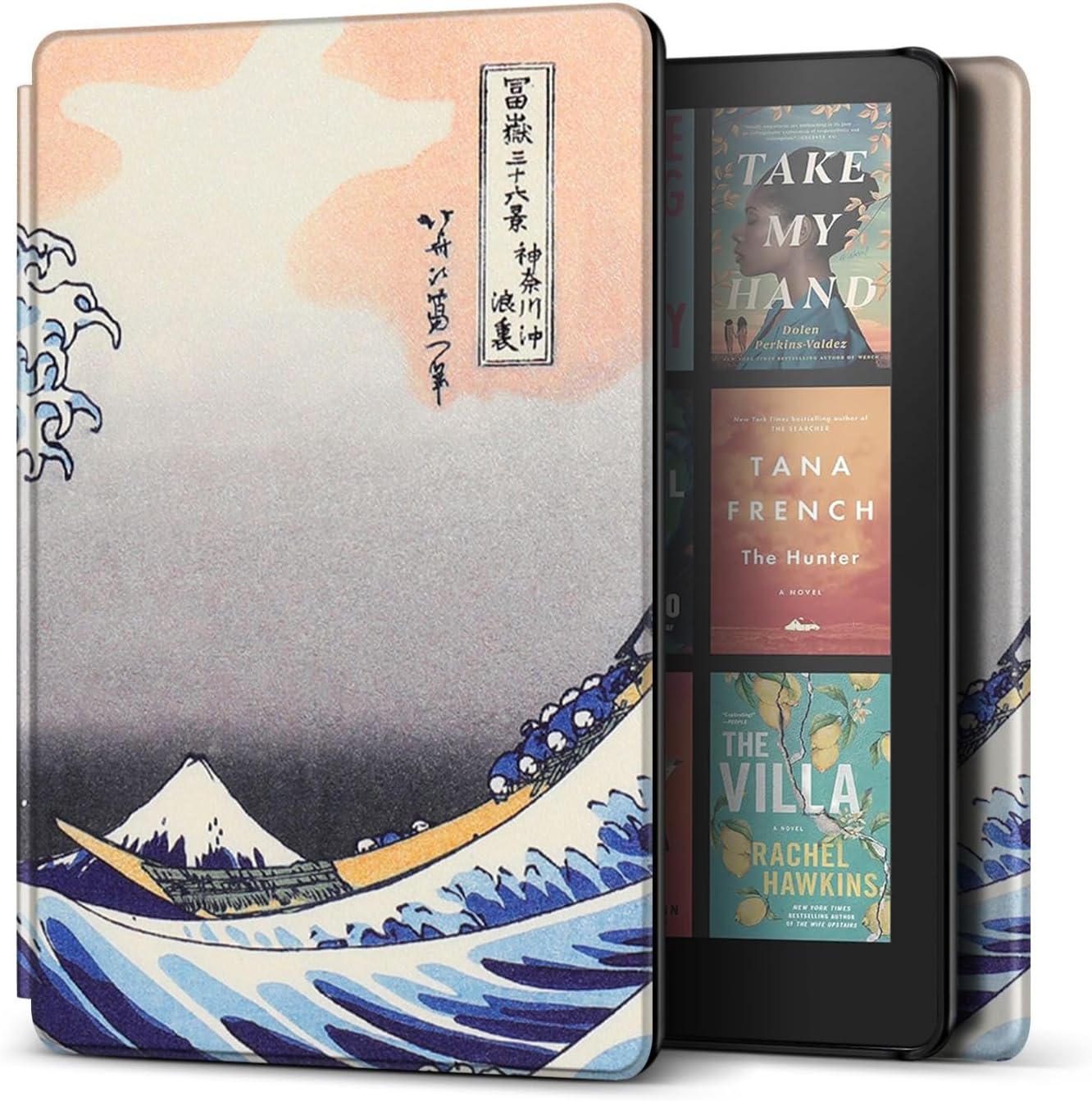 ESTUCHE TNP PARA KINDLE PAPERWHITE 12ª GEN 7 PULGADAS COLORSOFT GRAN OLA - 1
